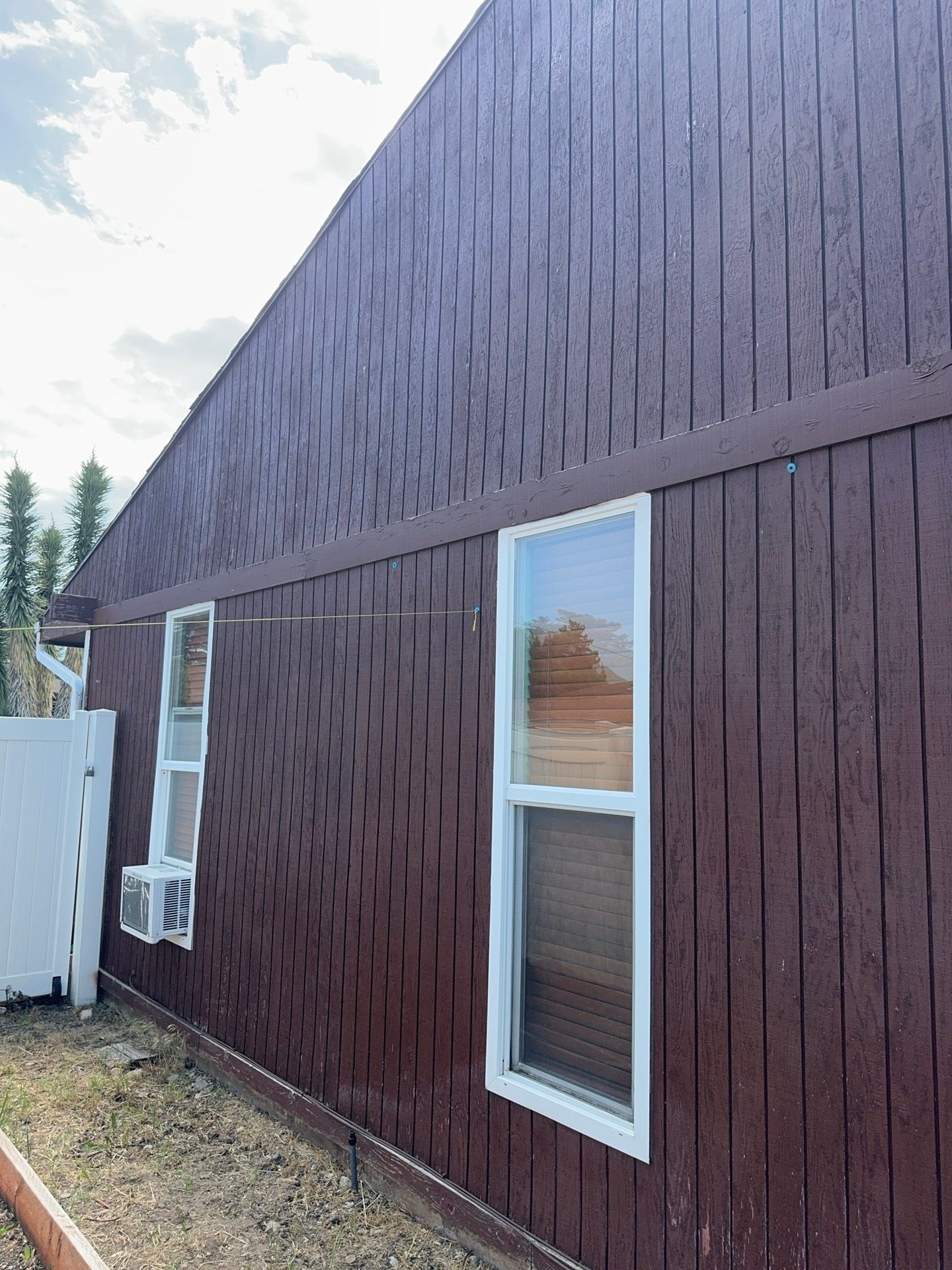 Sandy | Cedar Overlay Vinyl Installation | Nightfall & White by Ideal Siding Utah