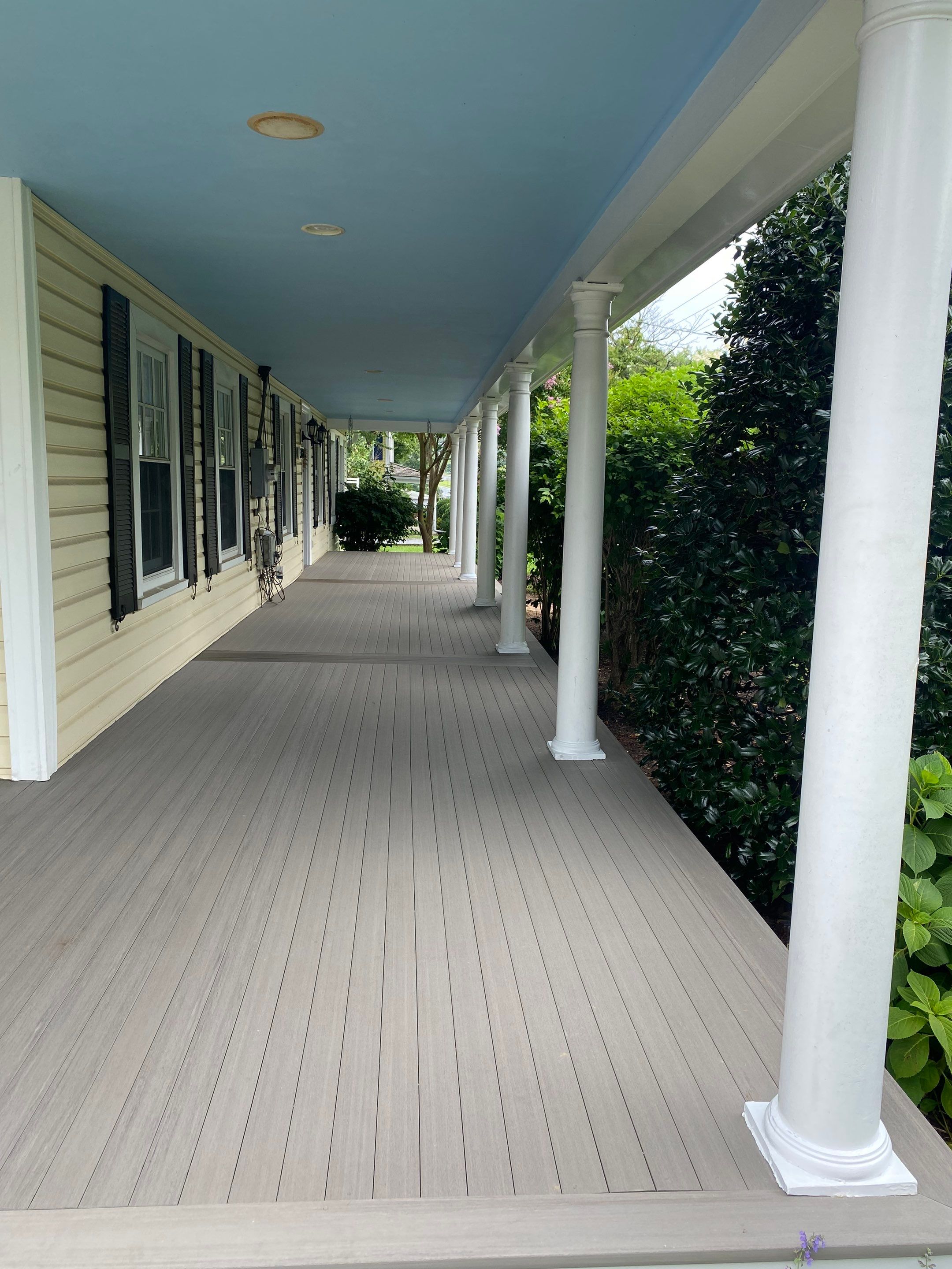 Front Porch Transformation using Timbertech Decking by The Smet Companies, LLC
