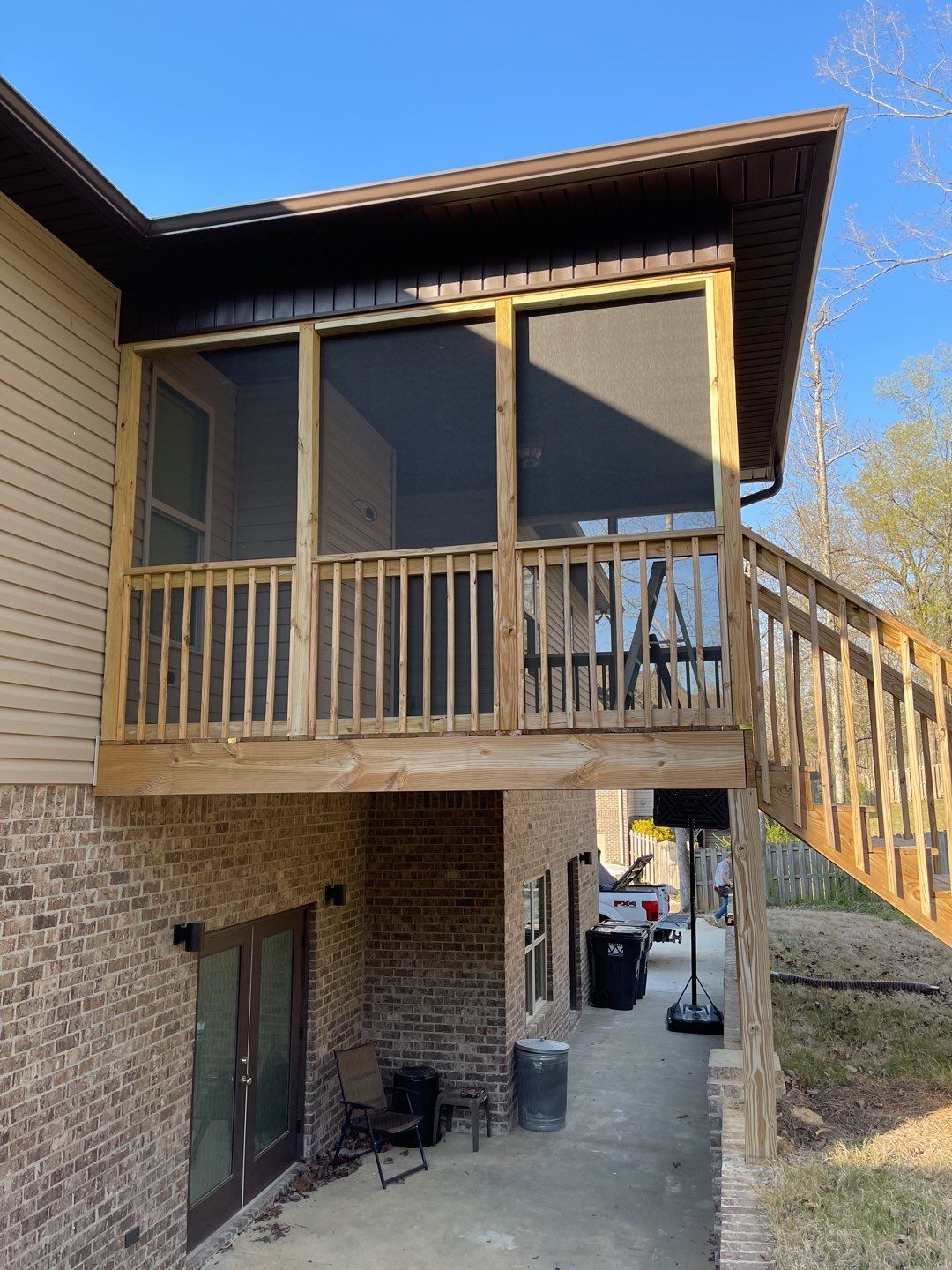 Silver Lakes Screened Porch by Pillar and Pine
