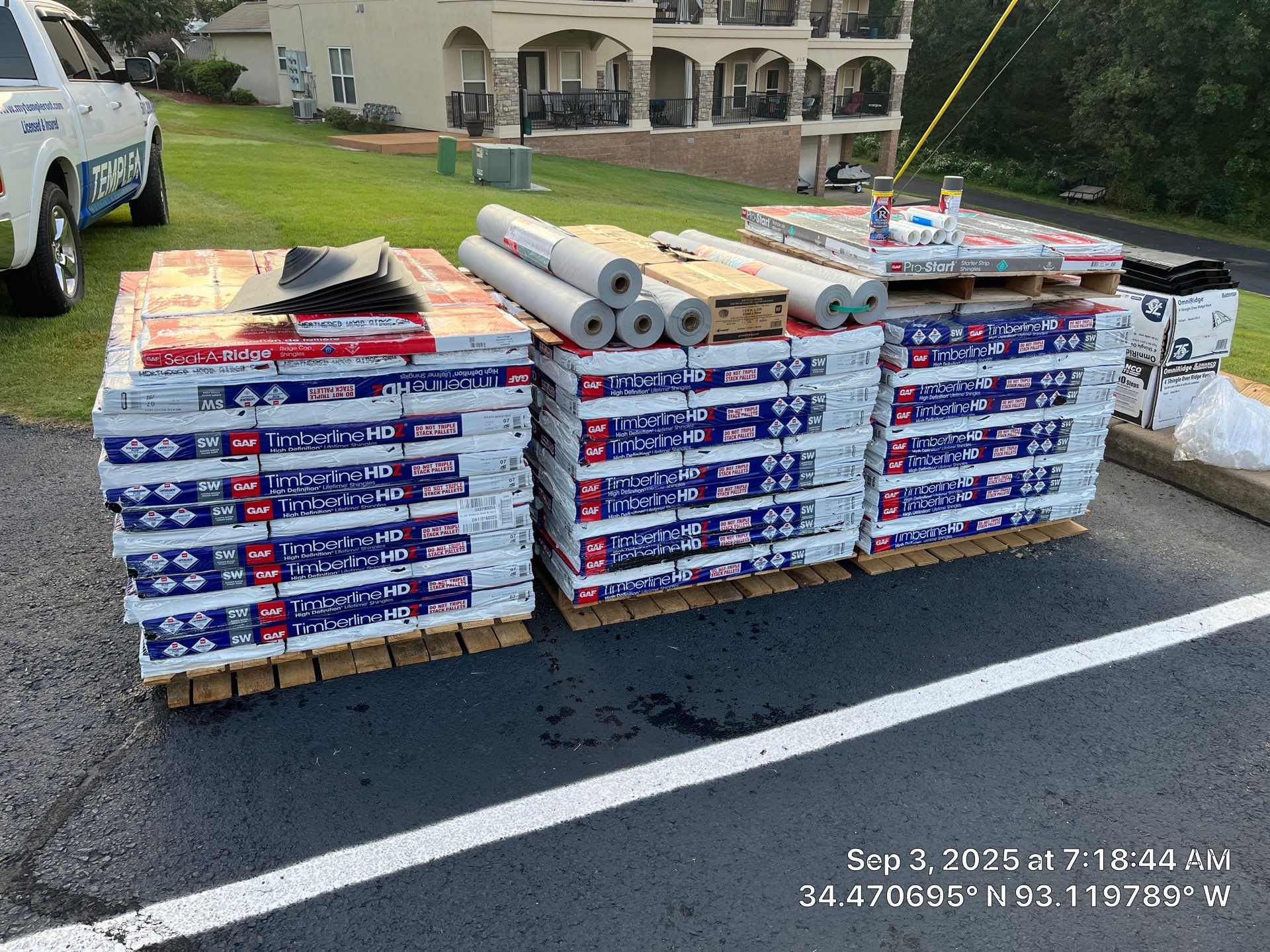Multi-Unit Architectural Shingle Roof Replacement in Hot Springs Arkansas by Temple Roofing and Exteriors