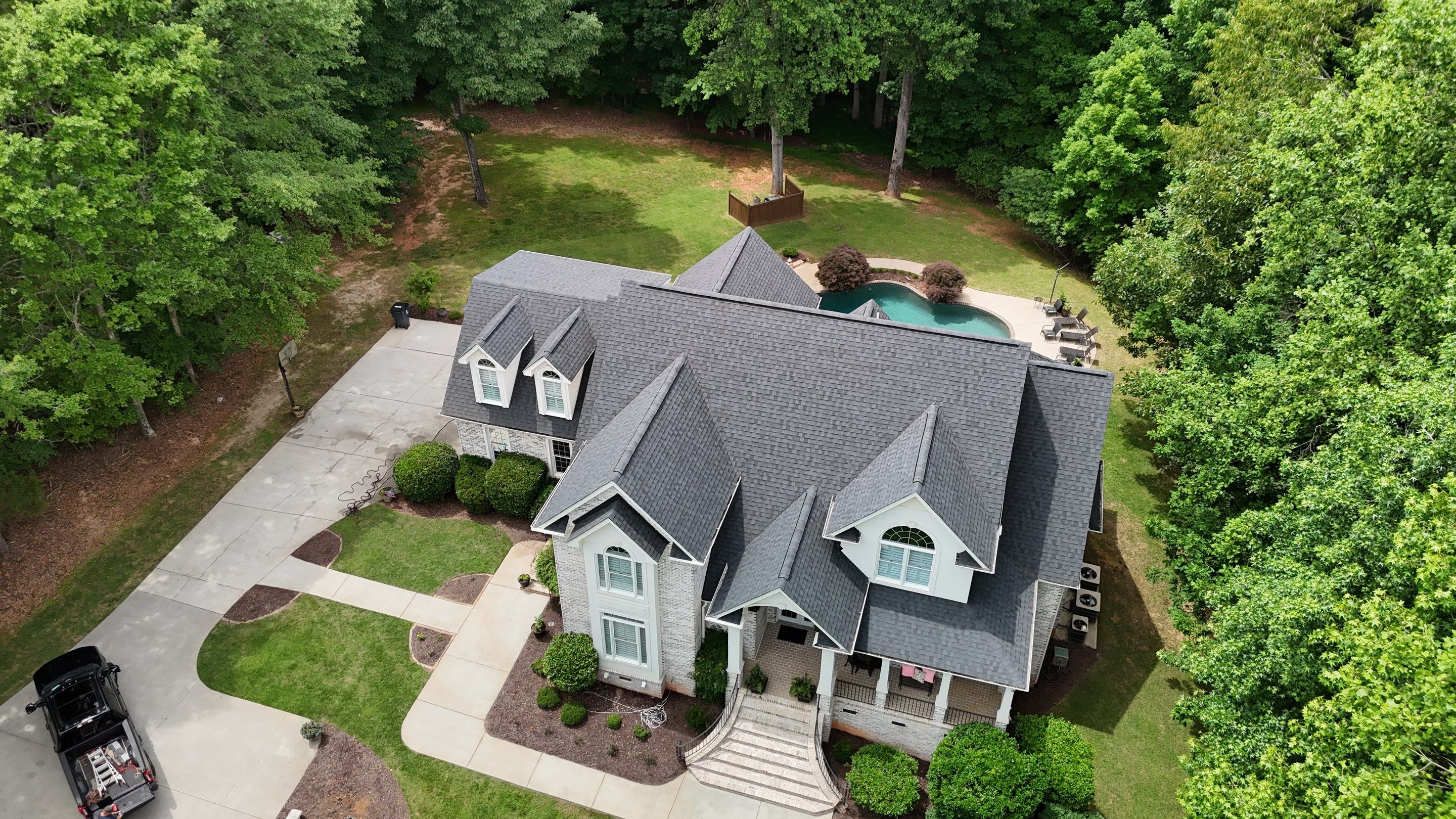 Insurance Paid Architectural Shingle Roof Replacement for Simpsonville Residence by Roofers LLC