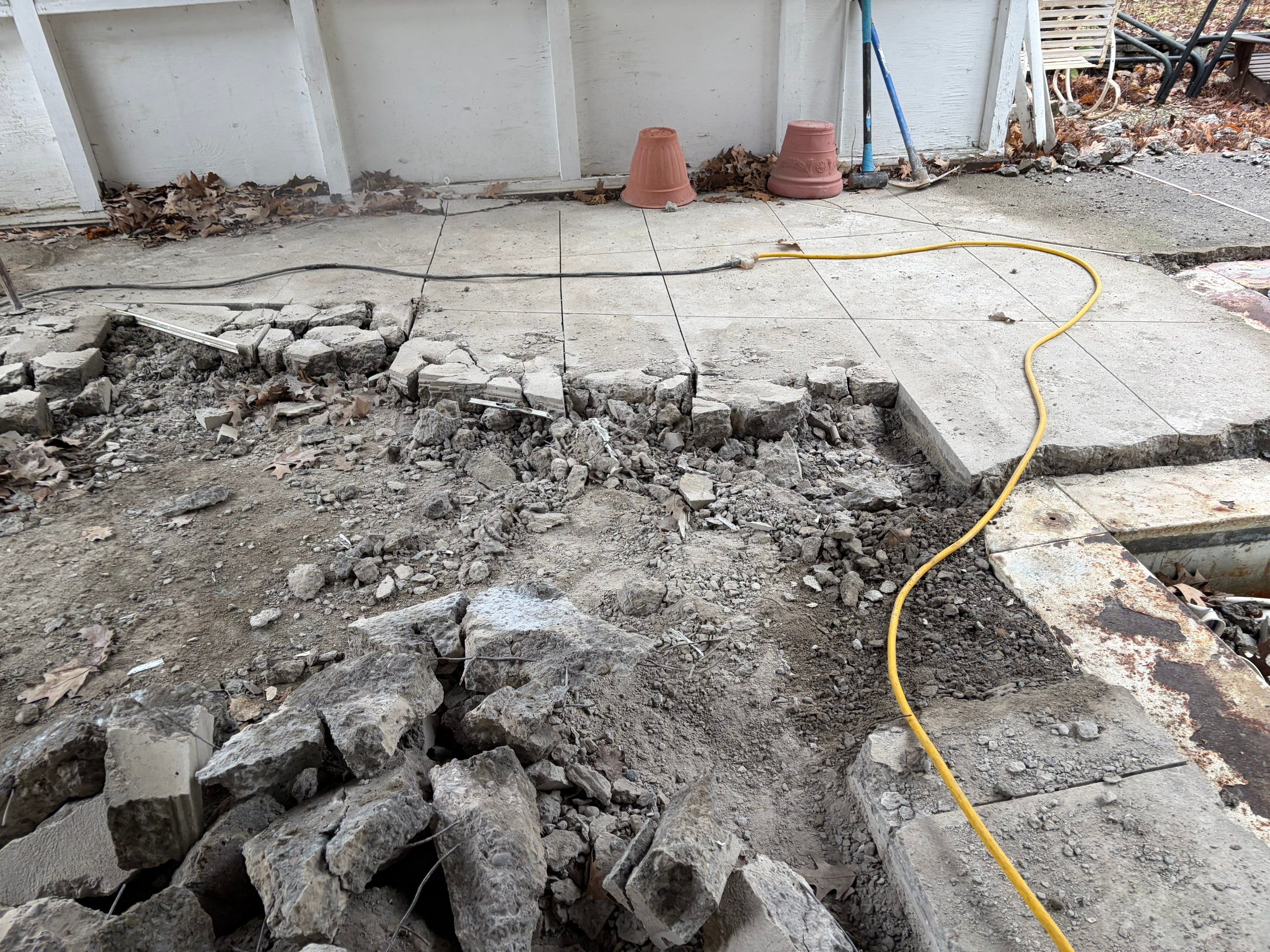 In-Ground Swimming Pool Renovation and Concrete Decking in Old Chatham by Cypress Pools and Spas