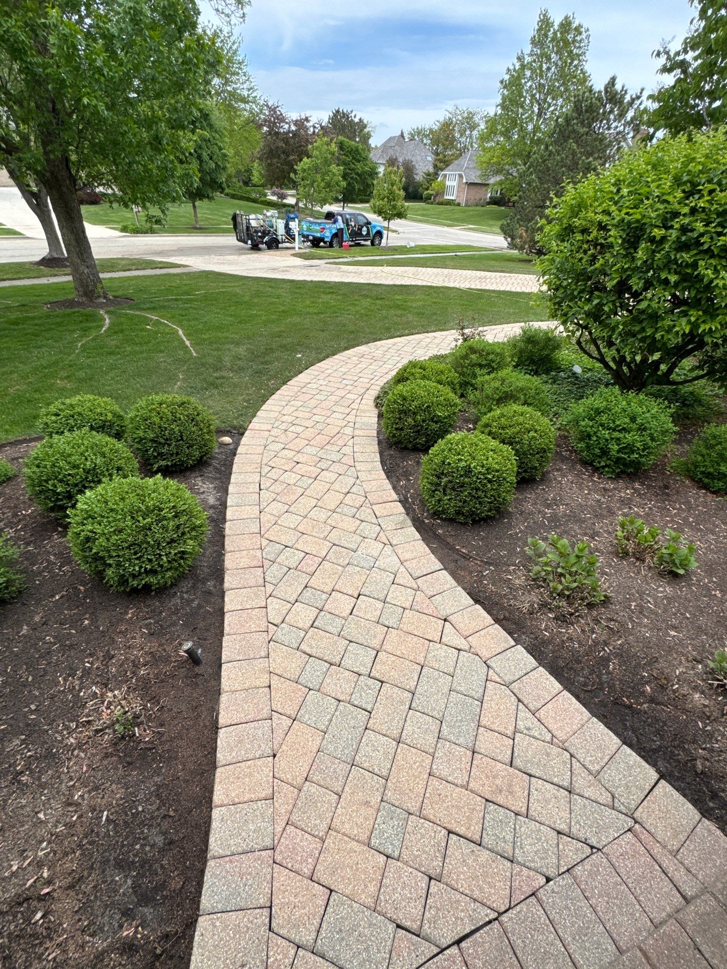 Project in Libertyville by Simmons Power & Soft Washing