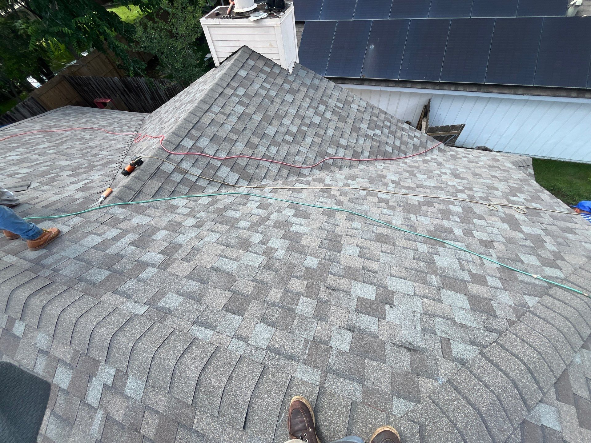 Residential Roofing Installation using Owen's Corning Duration (Lifetime) Shingles by Roof Repair Company