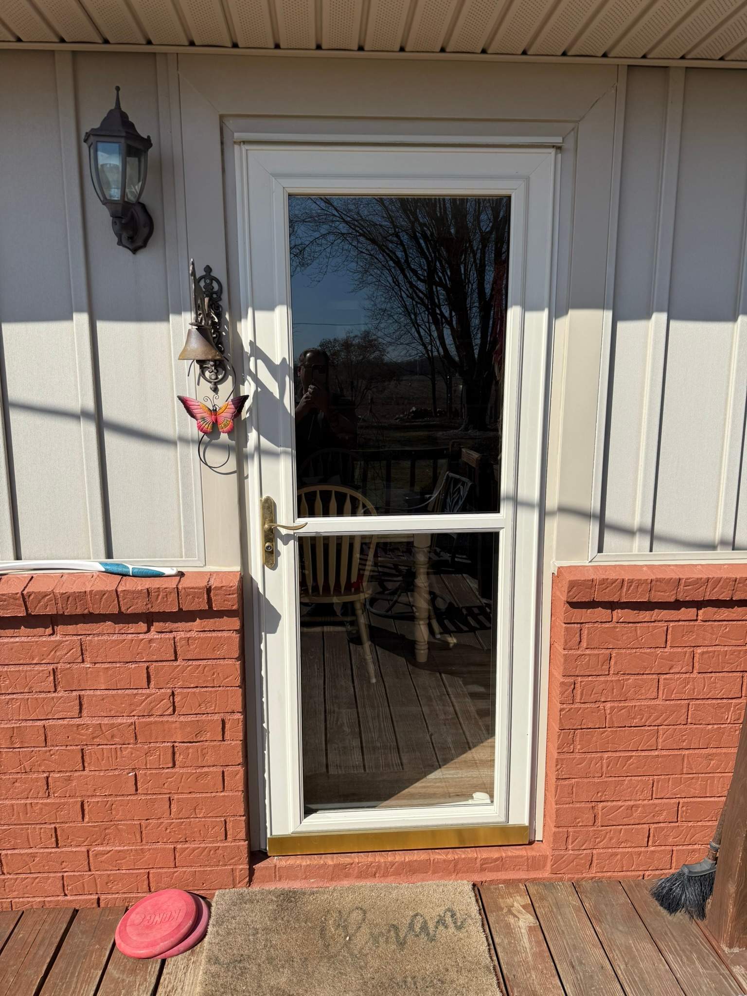 New Entry Door and Full-View Storm Door Installation in Danville by Merrifield Exteriors, LLC