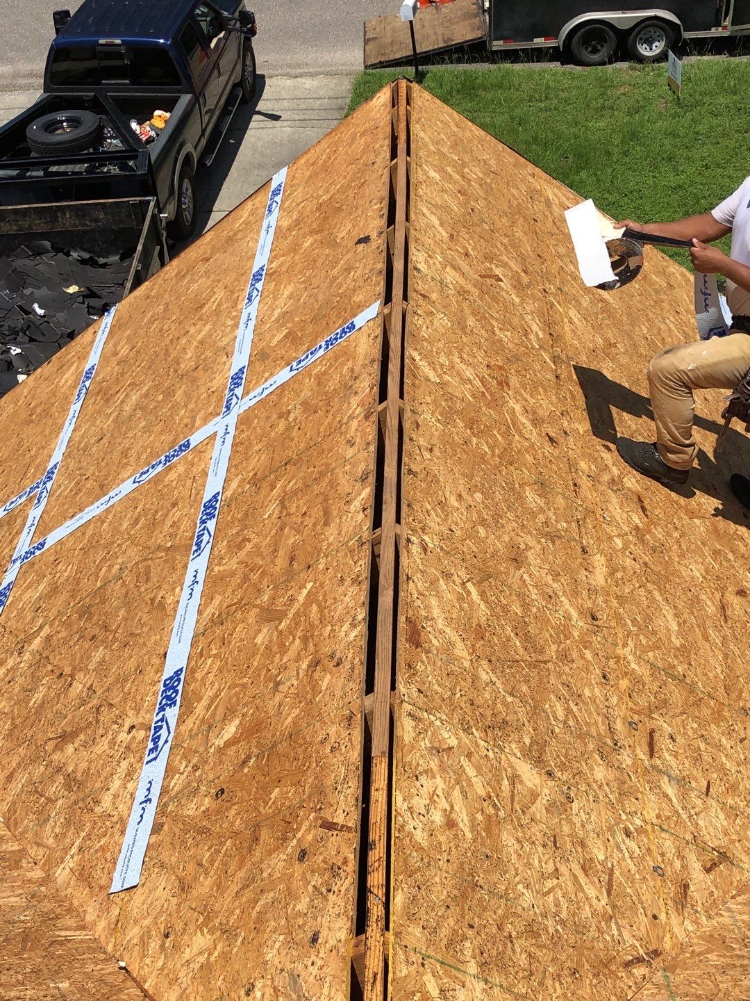 Residential Roofing Installation using Roof Replacement by American Roofing & Construction LLC
