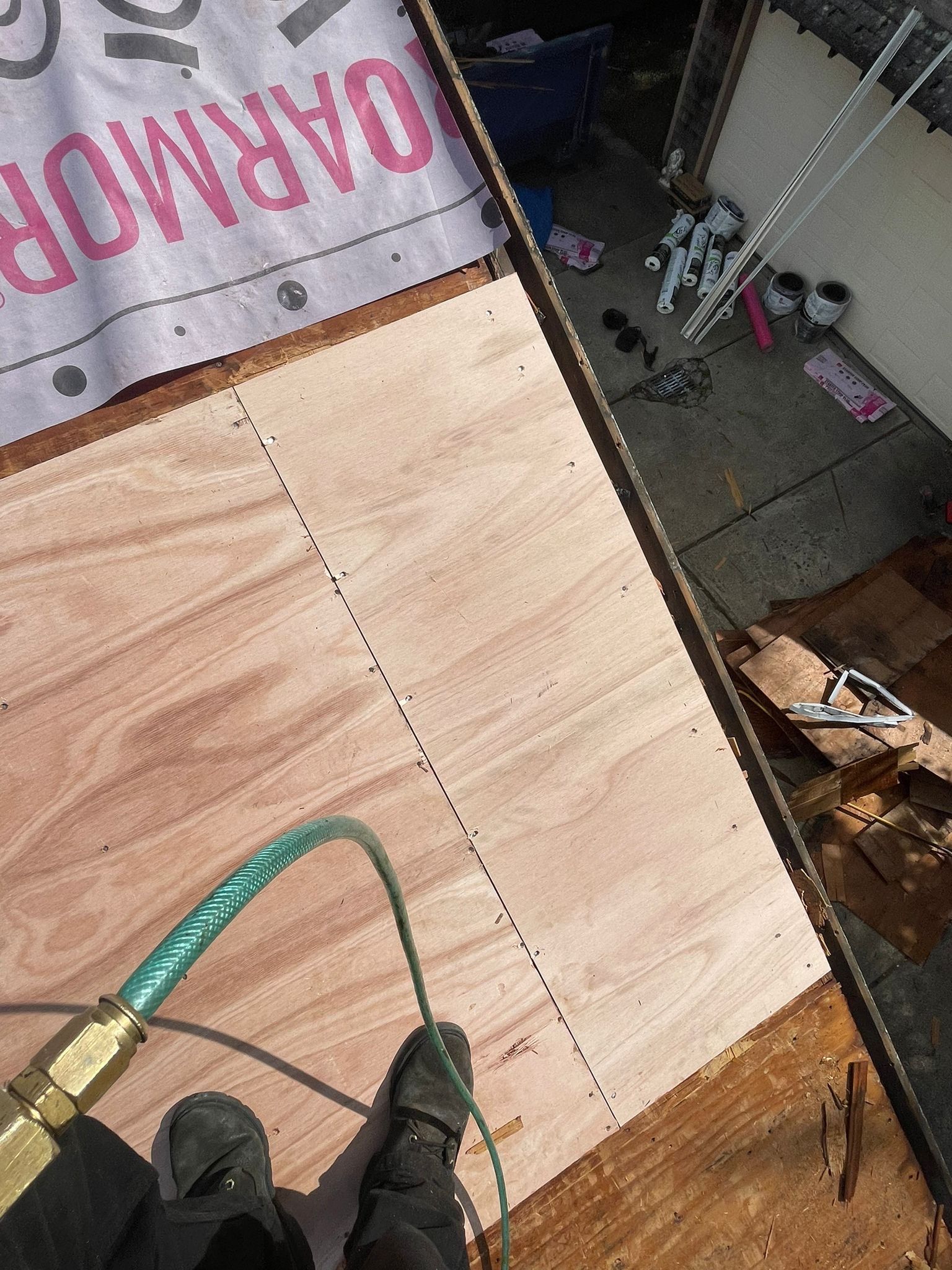 Residential Roofing Installation using Owens Corning TruDefinition Duration - Estate Gray by A Plus Exterior