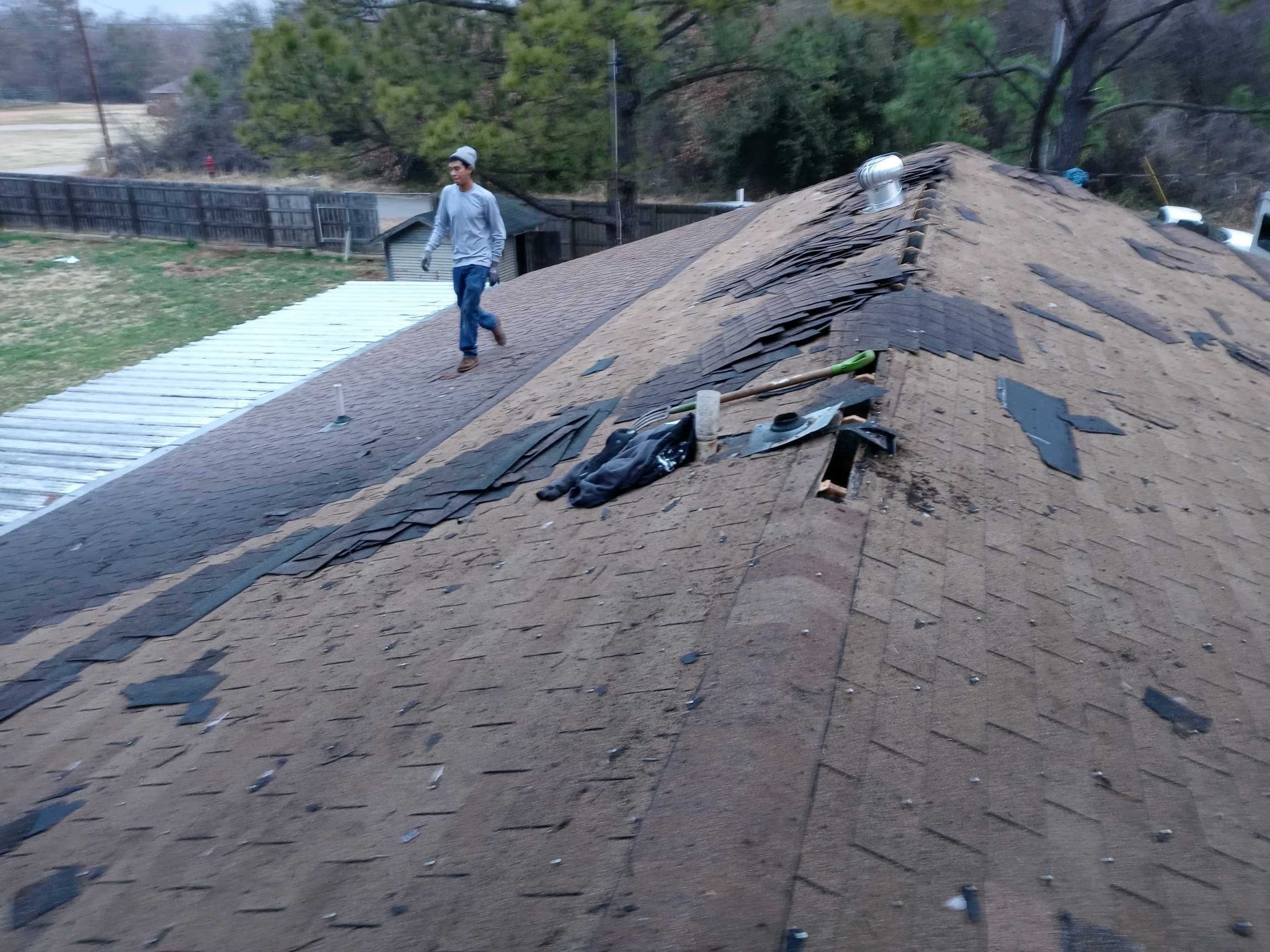 Residential Roofing Installation using ATLAS Pinnacle Pristine Shingles by Harvey Roofing & Construction