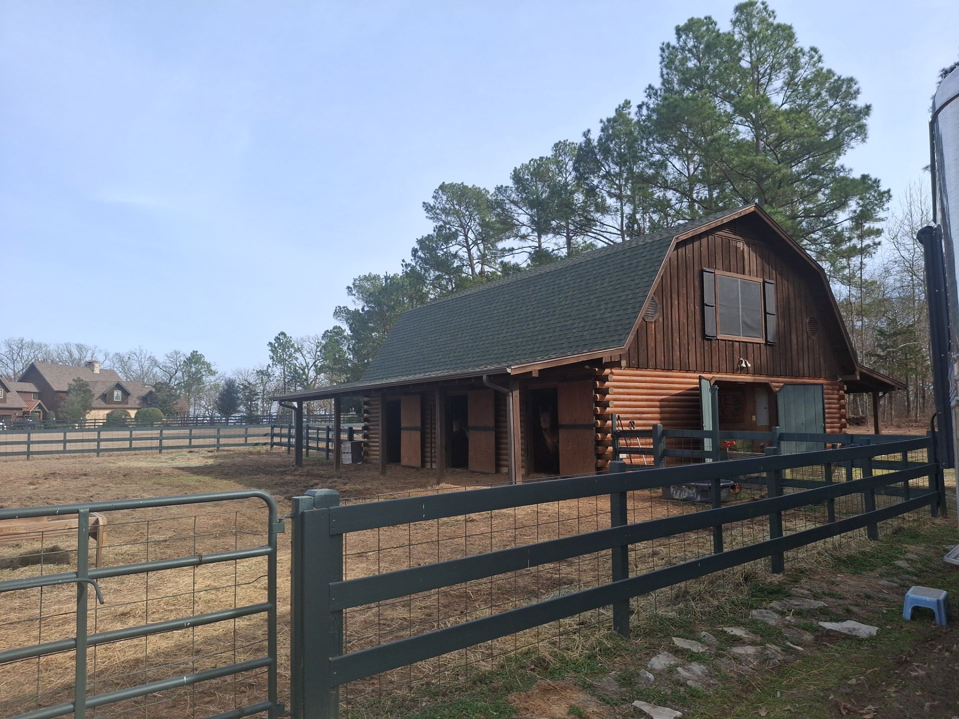 A Complete Exterior Refresh for a Custom Log Home & Property in Alba, Texas by Quality Coats Painting