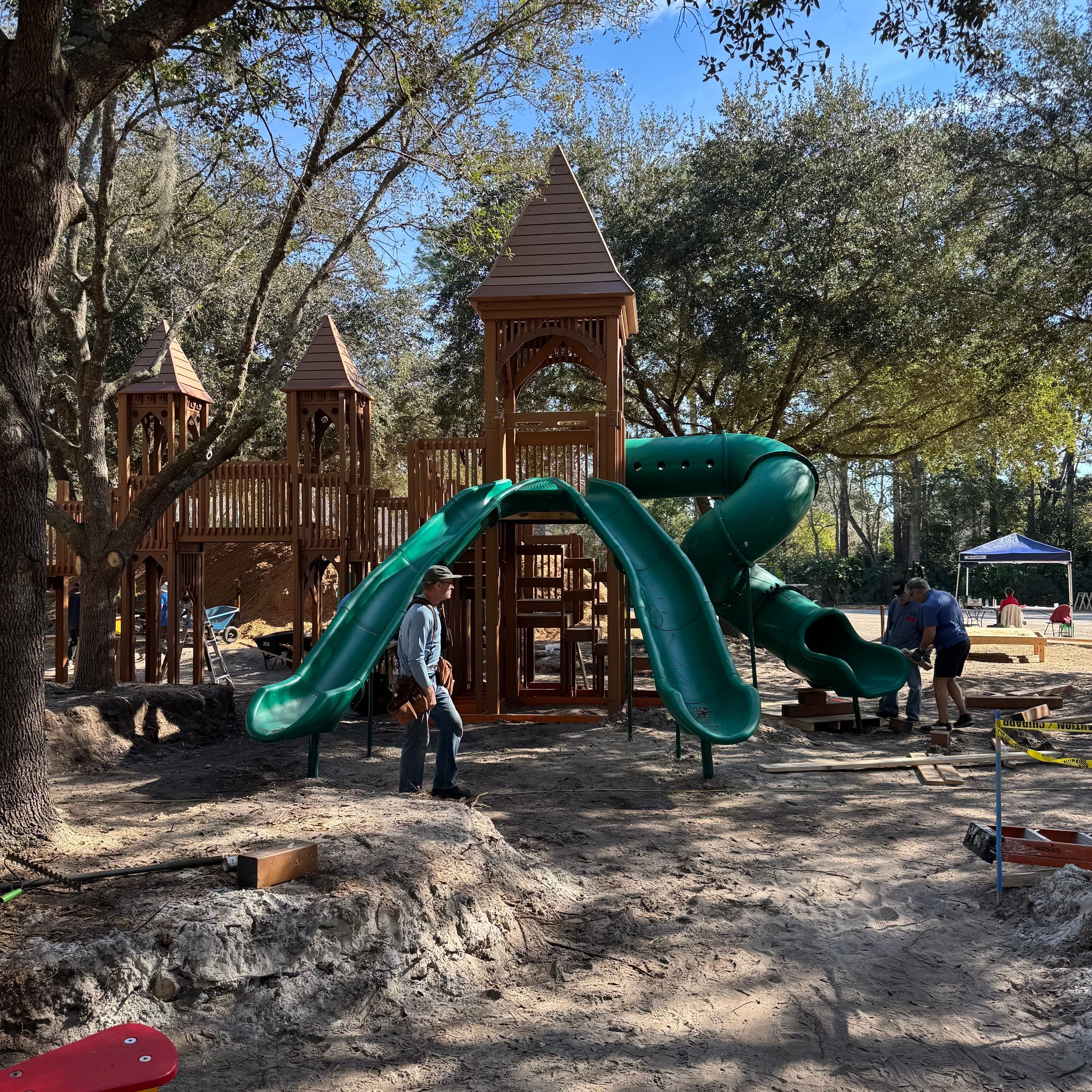 Volunteer Work | Deerwood Community Playground by ProGreen Services