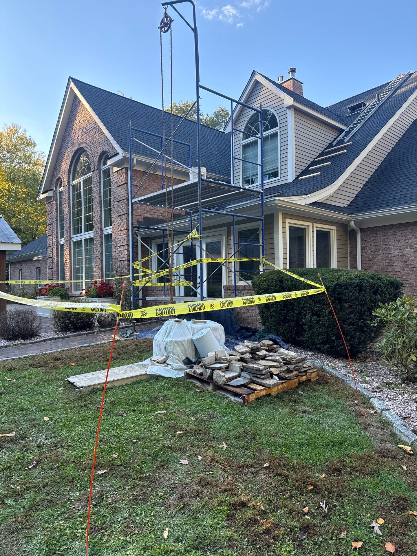 New Gas Fireplace Installation  by Neighborhood Chimney Services 