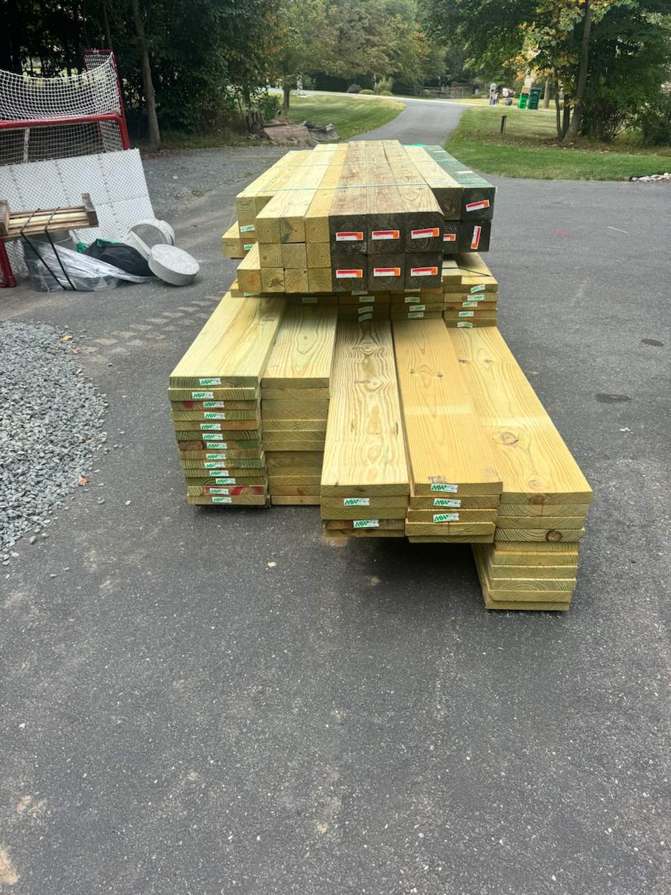 Above Ground Pool Deck by Wyomissing Construction LLC 