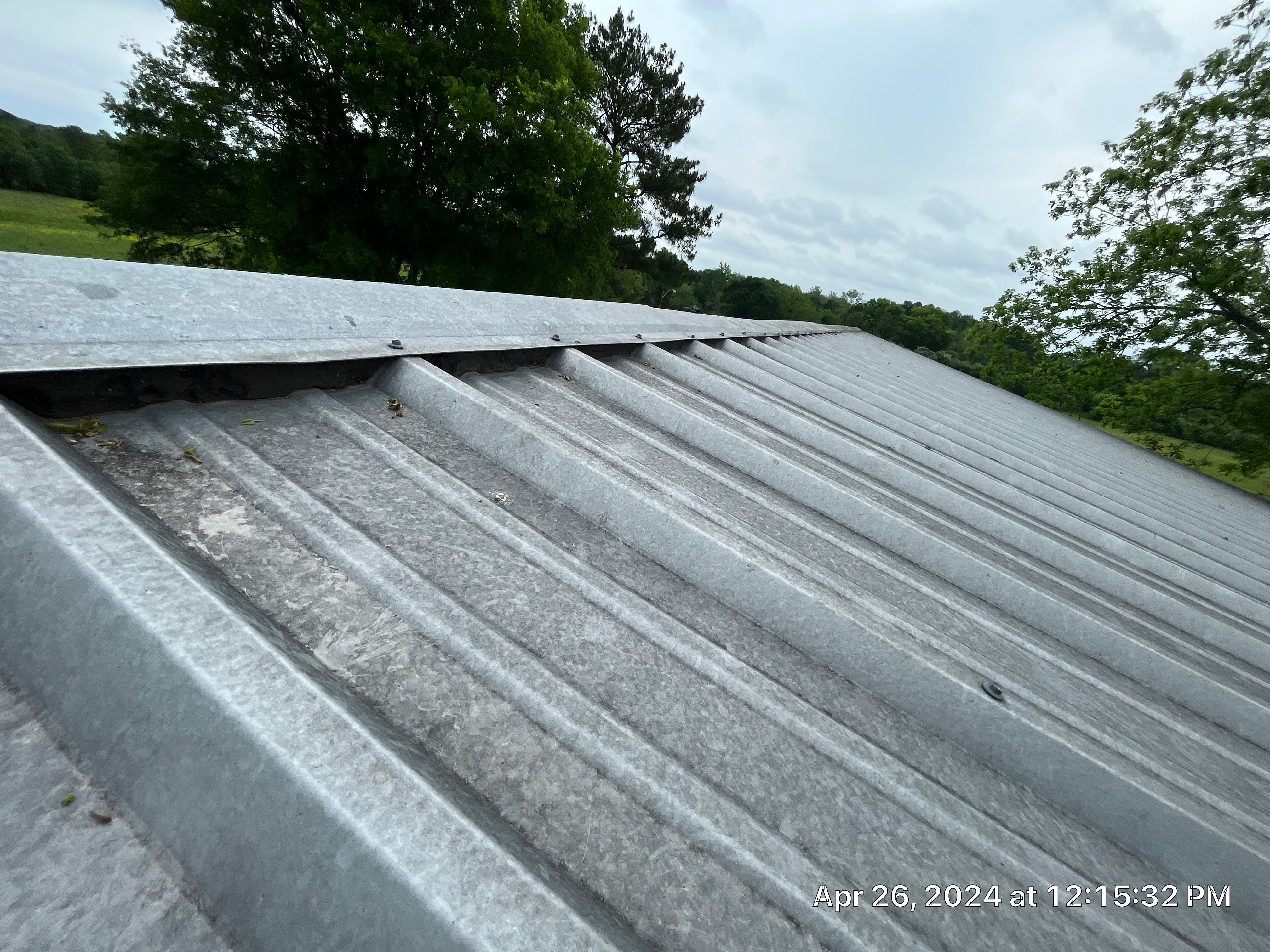 26 Gauge Galvanized metal roof by Hostetler Roofing