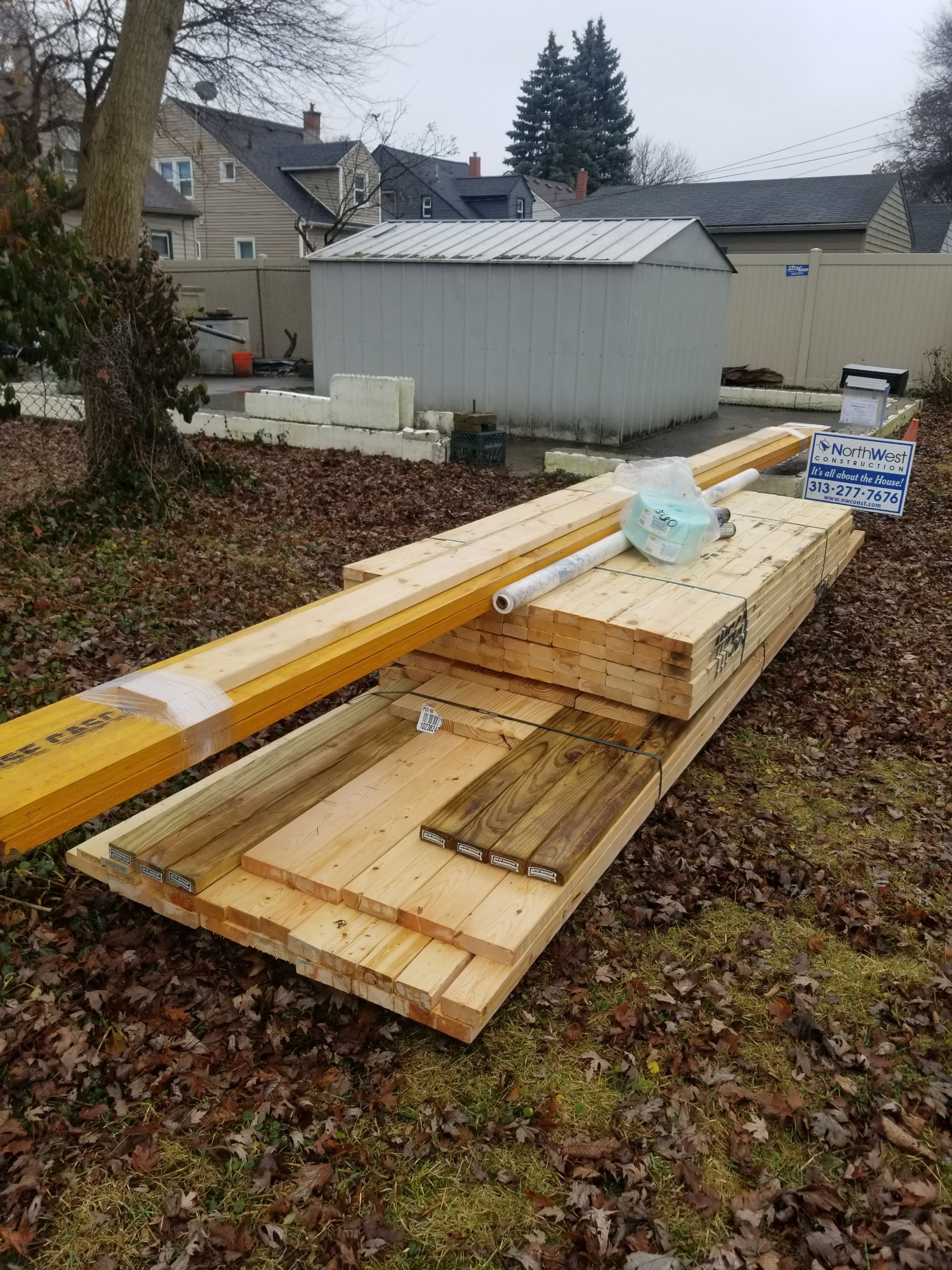 New Garage Build  by Northwest Construction 