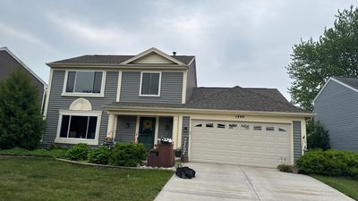 Completed gutter protection installation in Aurora, IL 60506