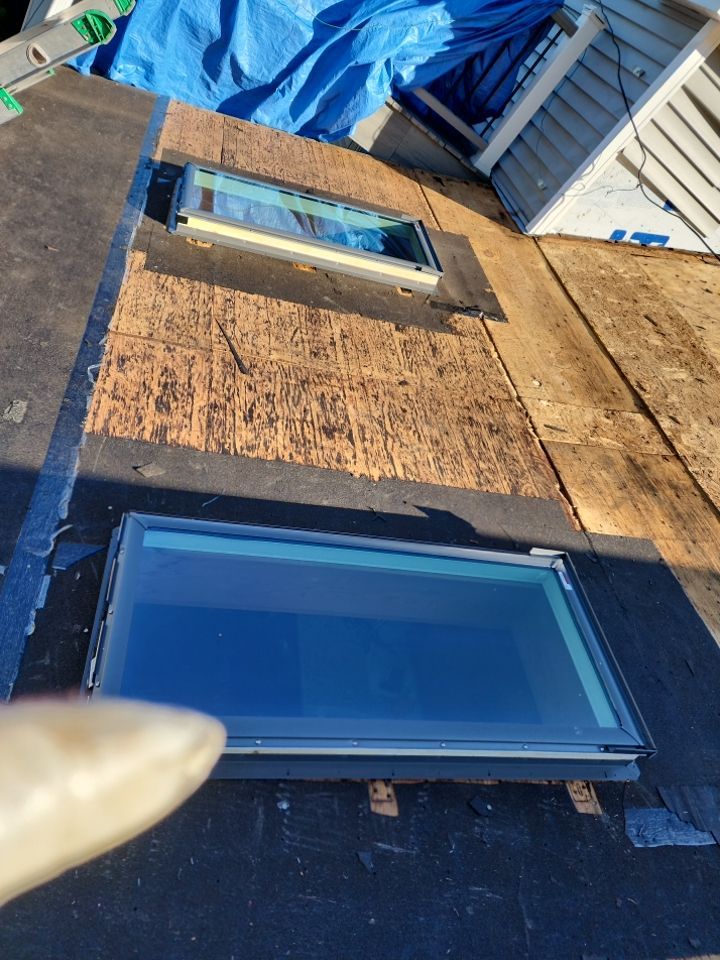 New Roof Installation and Skylight Replacement in Sheboygan, WI by Gellings Roofing & Siding
