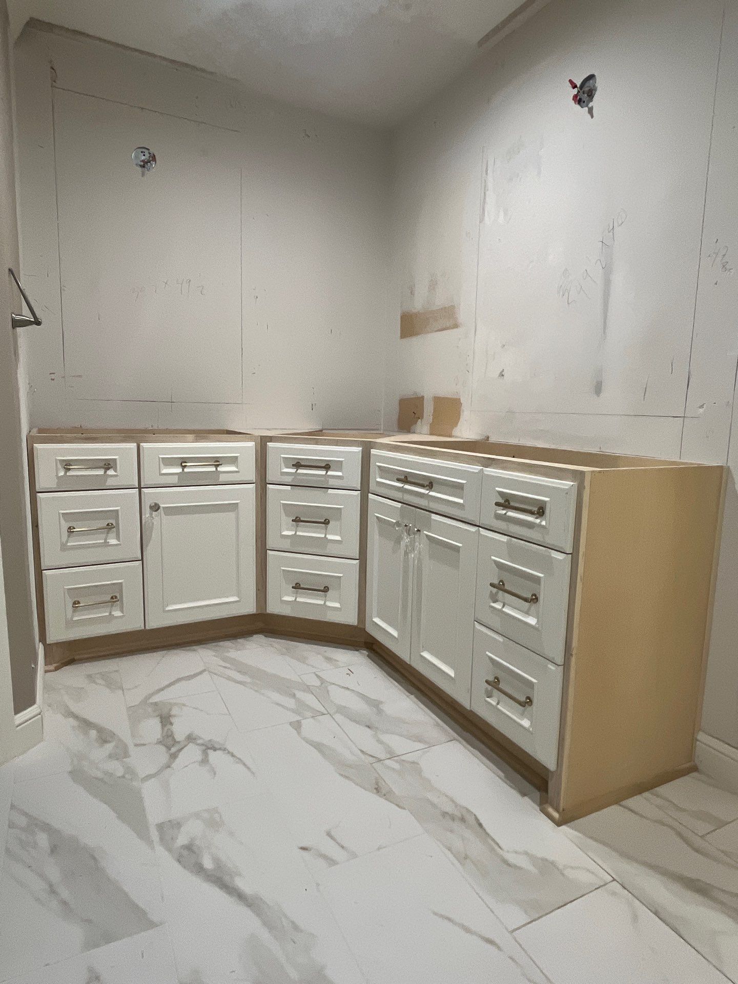 Bathroom Remodel with Water Mitigation Equipment | LT Contractors by L&T General Contractors and Restoration INC