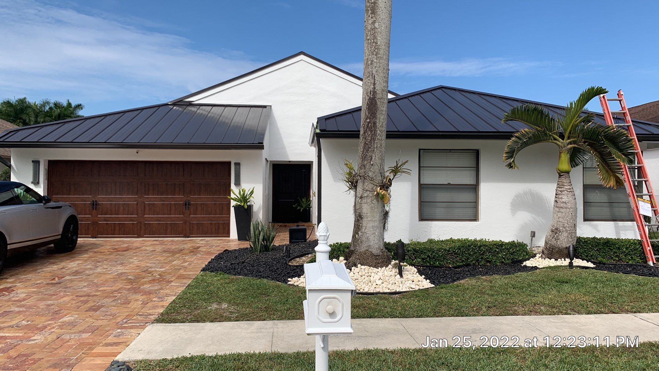 Residential Roofing Installation using 1" Nail strip metal roof by BLUES BROTHERS ROOFING