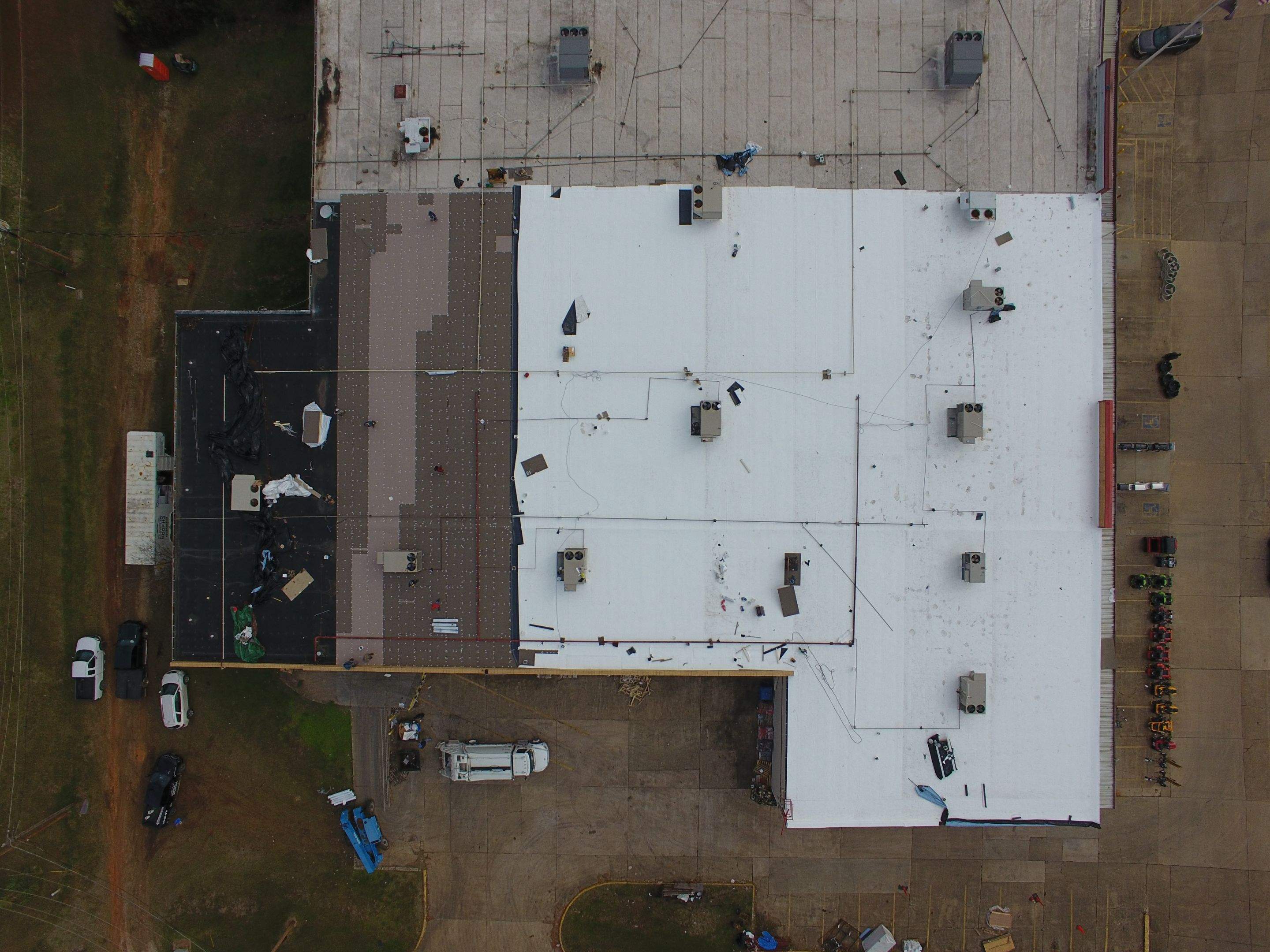 VA Clinic/Tractor Supply in Idabel, Oklahoma by Hostetler Roofing
