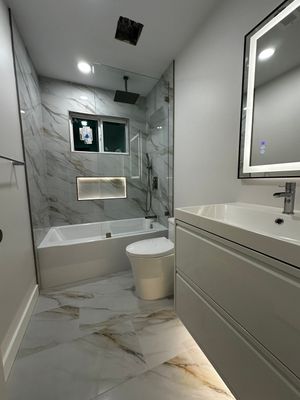 Bathroom Remodel using Sophalx Crew