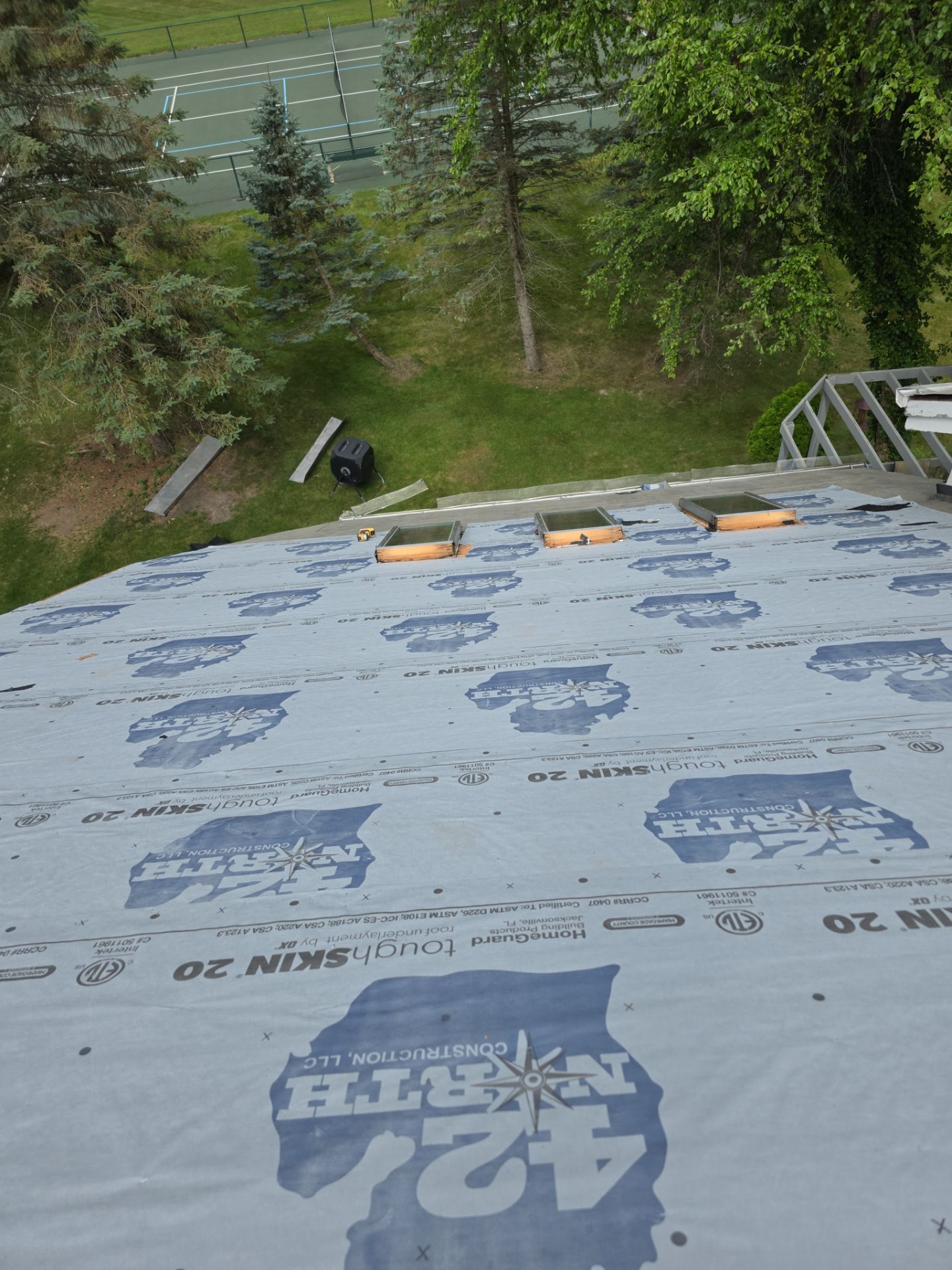 BIG Roof completed! by 42 North Construction, LLC.