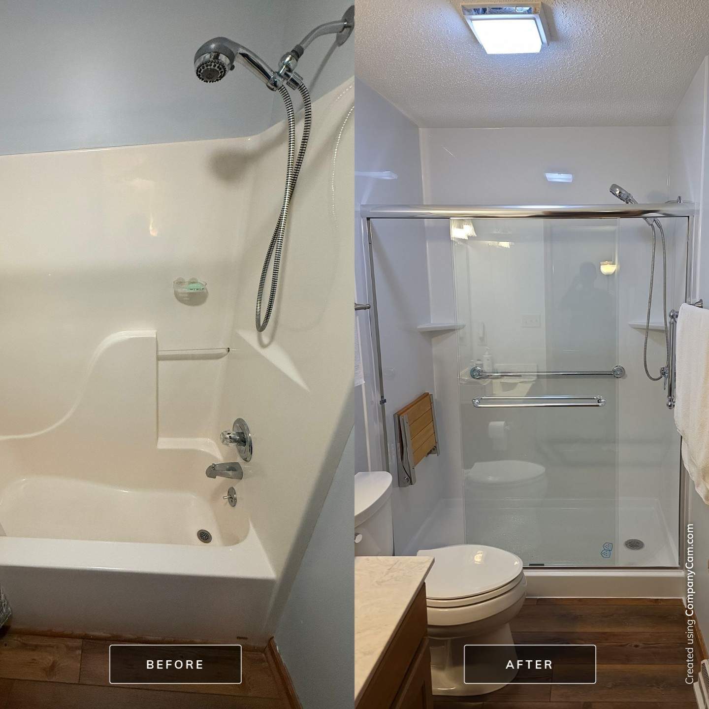 Tub to Shower by BathPlanet SW Virginia