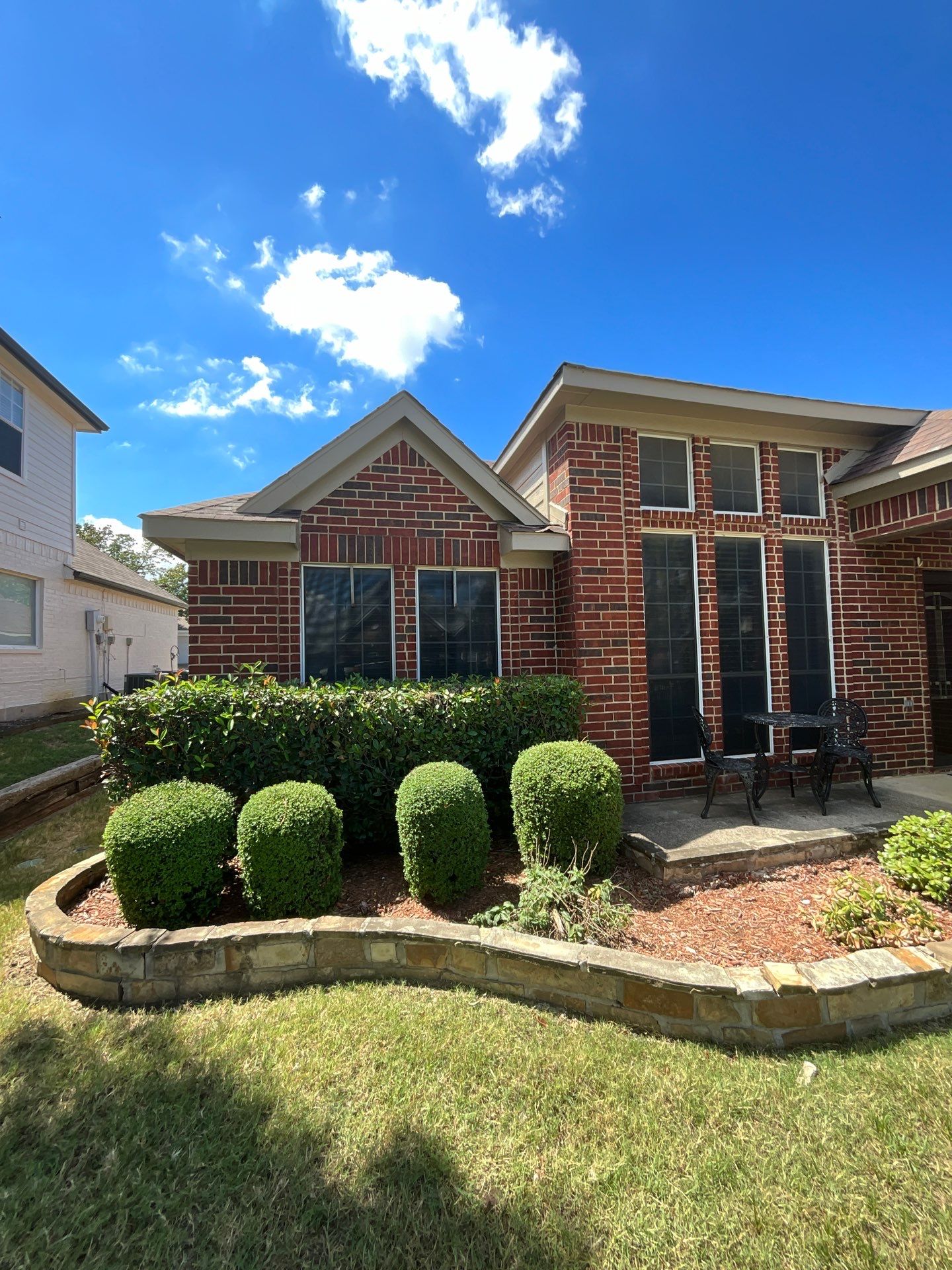 Exterior Makeover Reroof, Gutters and Exterior Paint by Tex-Line Roofing