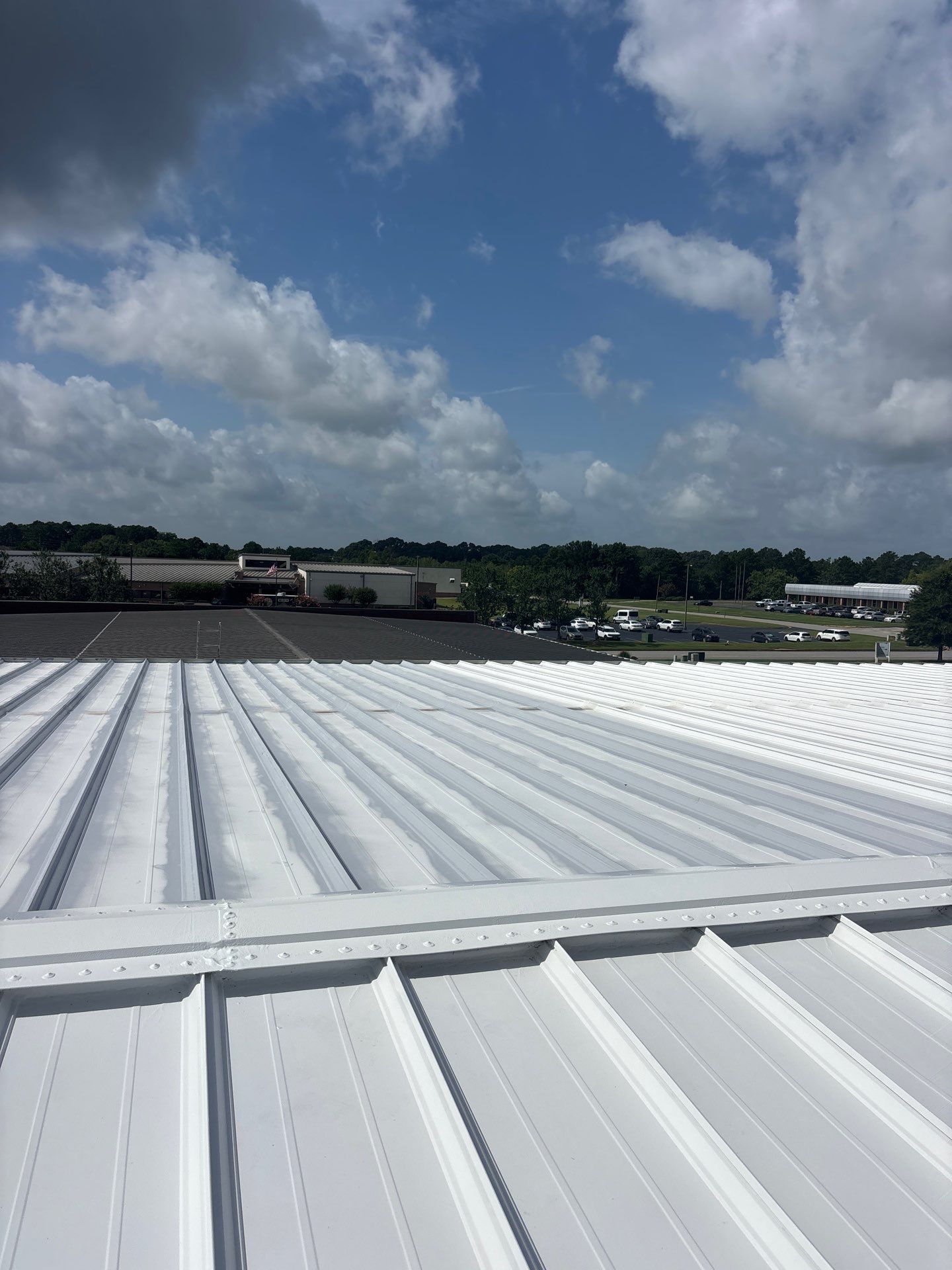 Commercial Metal Roof Coating in Warner Robins by Southern Roof Solutions