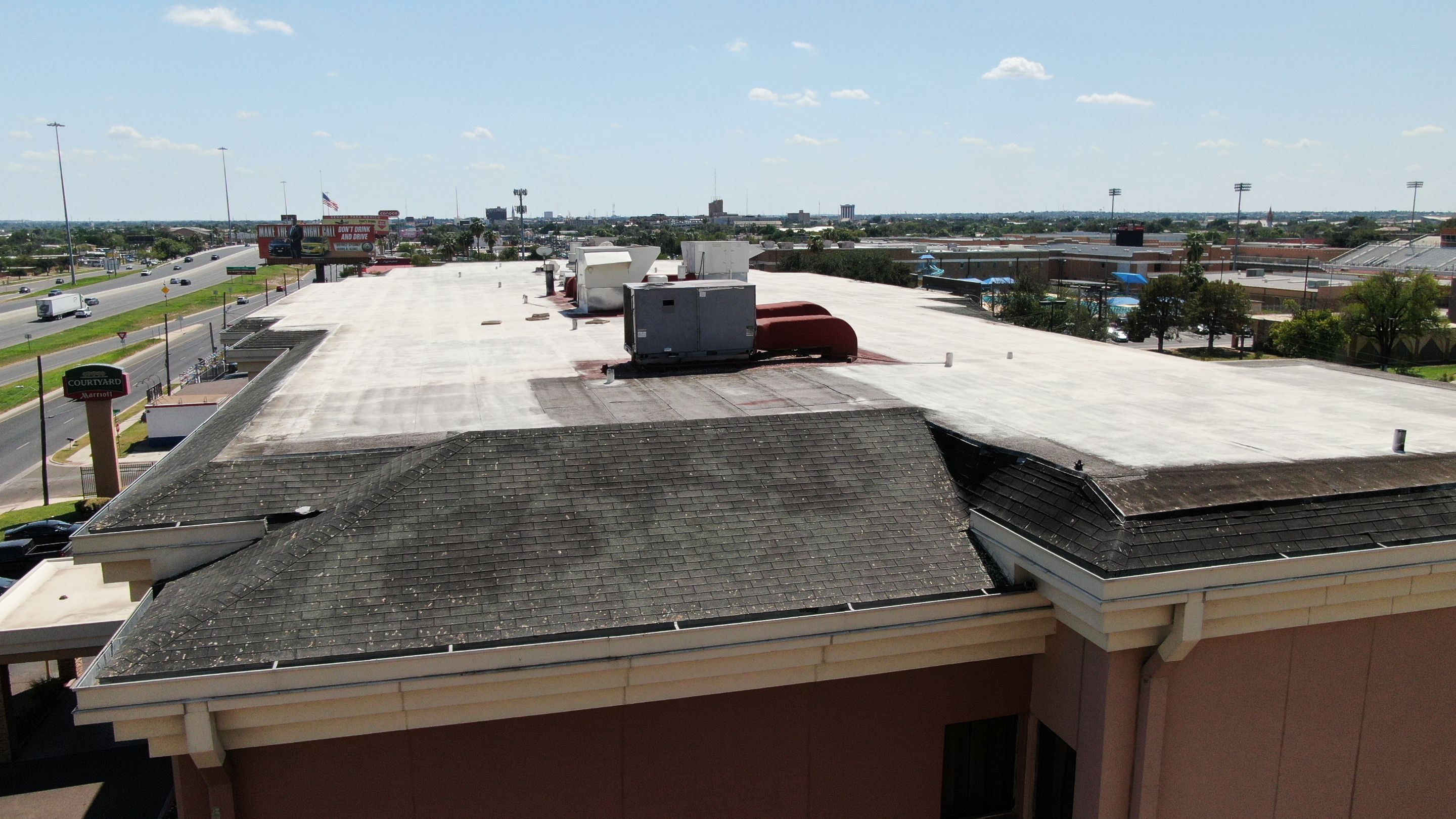 Commercial Roofing Installation using Thermoplastic Polyolefin - GAF by JM Flores Roofing & Construction, Inc