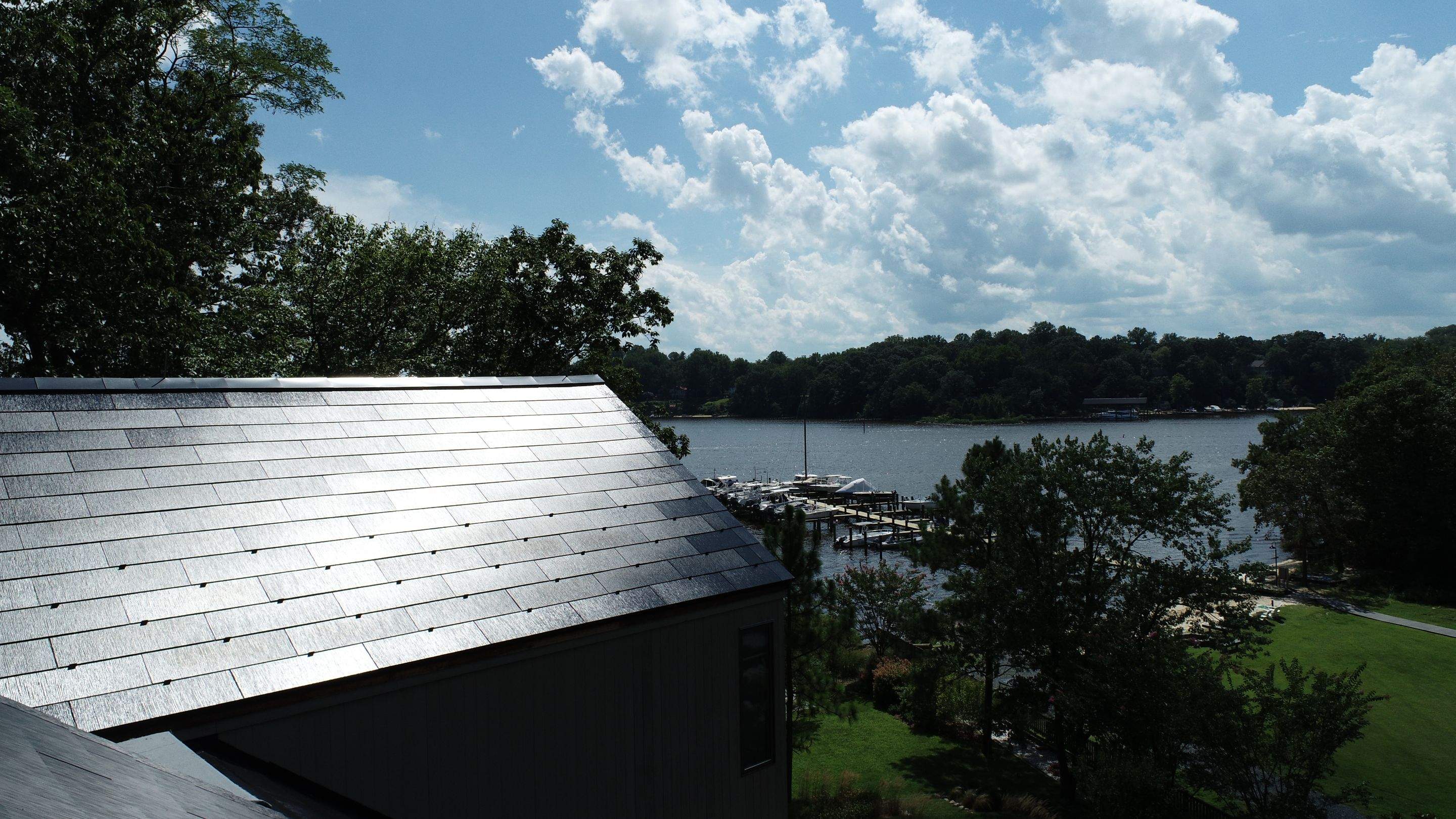 Tesla Solar Roof install Severn River by American Home Contractors