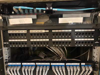Structured cabling installation by CimaSolutions