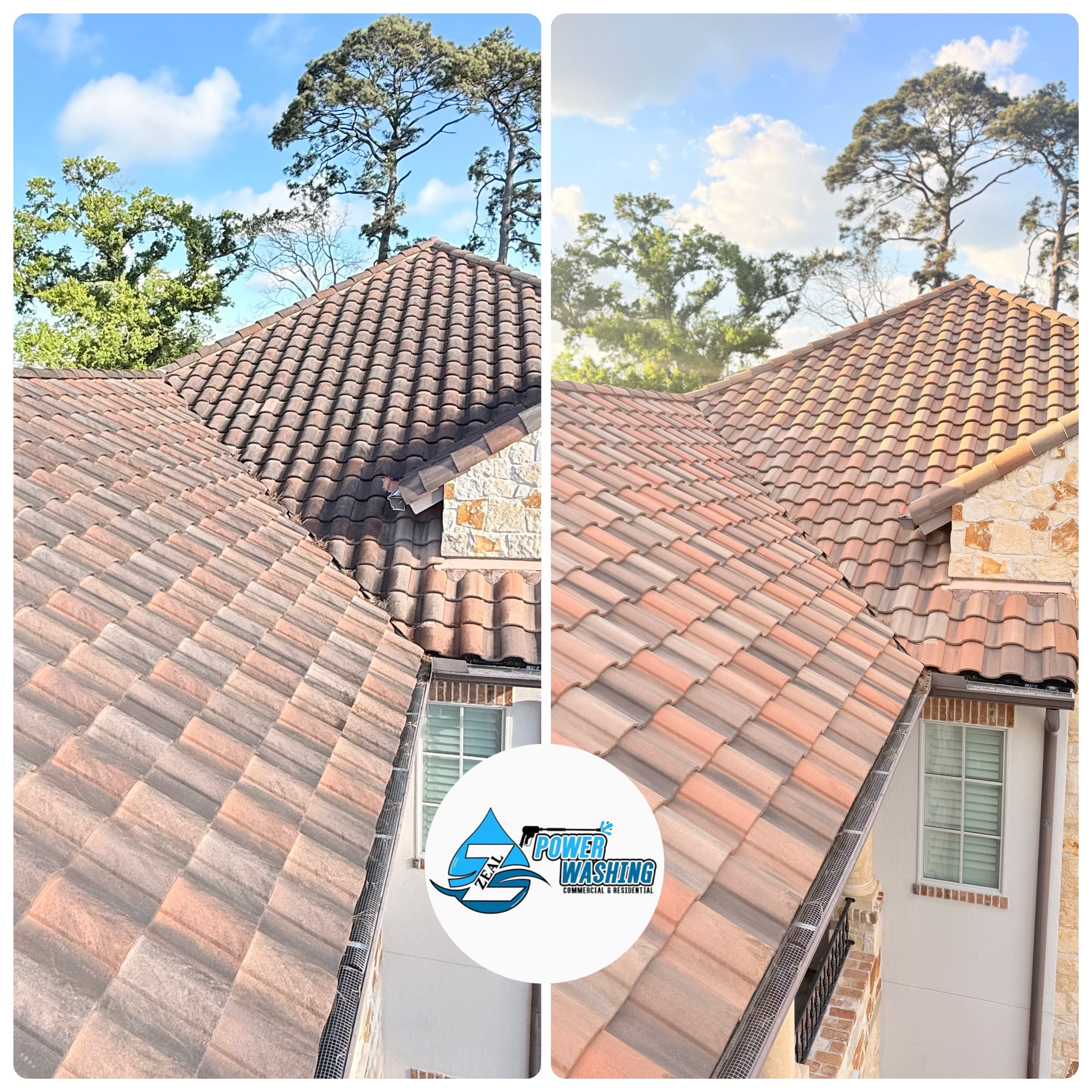 House, Roof, and Window Cleaning by Zeal Power Washing