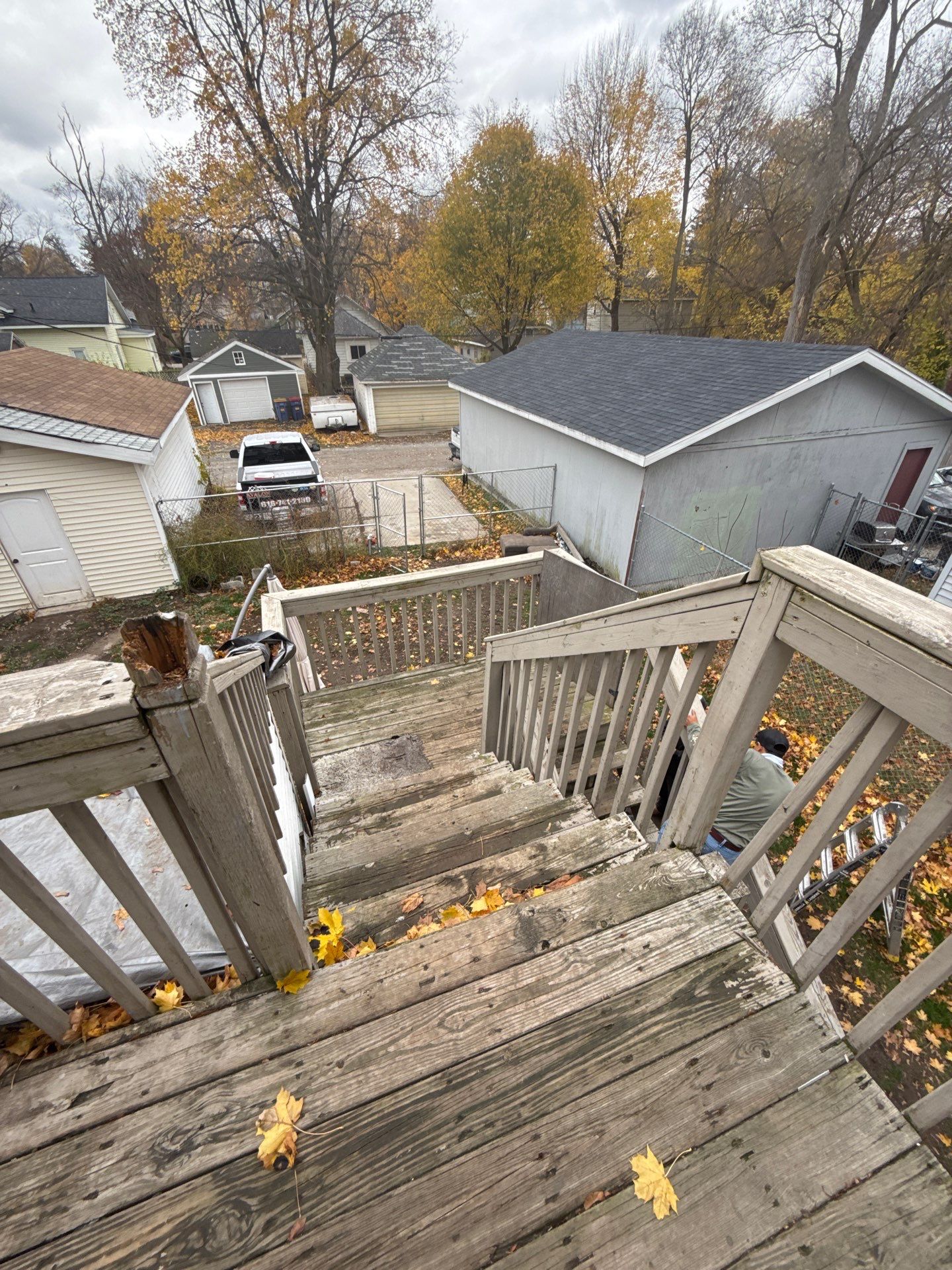 Deck Installation using Treated Lumber by Avalon Roofing and Exteriors