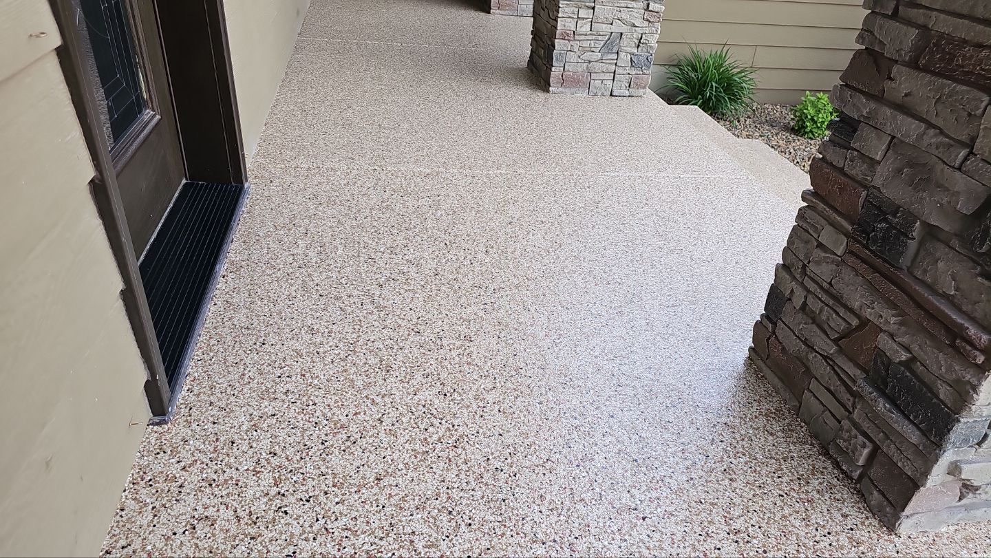 Entryway Transformation using Pecan by Croc Coatings, LLC