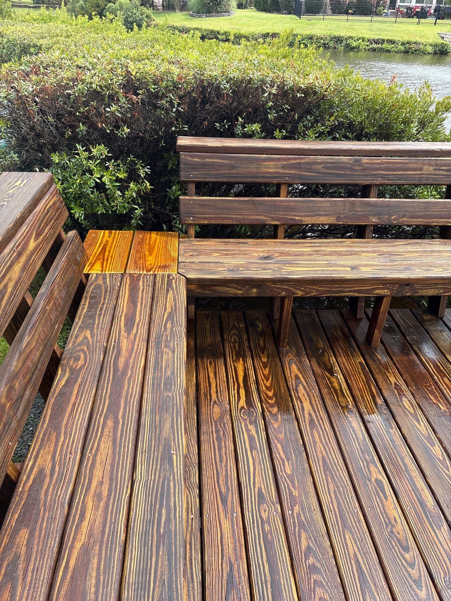 Wood Dock using Wood Sealant by DuraSeal