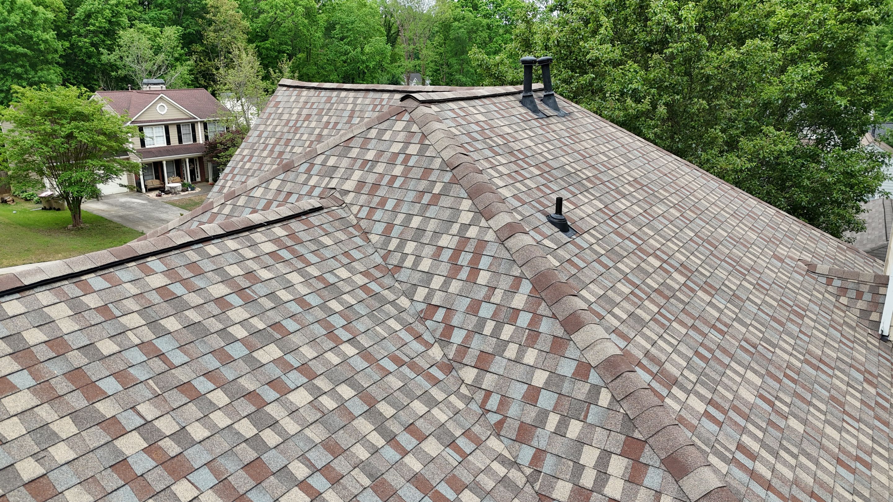 Cumming, GA Roof Replacement GAF Timberline HDZ Golden Harvest by Reset Roofing