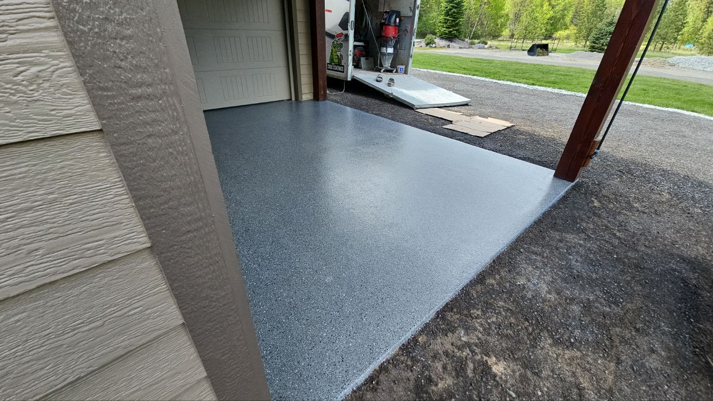 Patio Transformation using Shale Hybrid by Croc Coatings, LLC