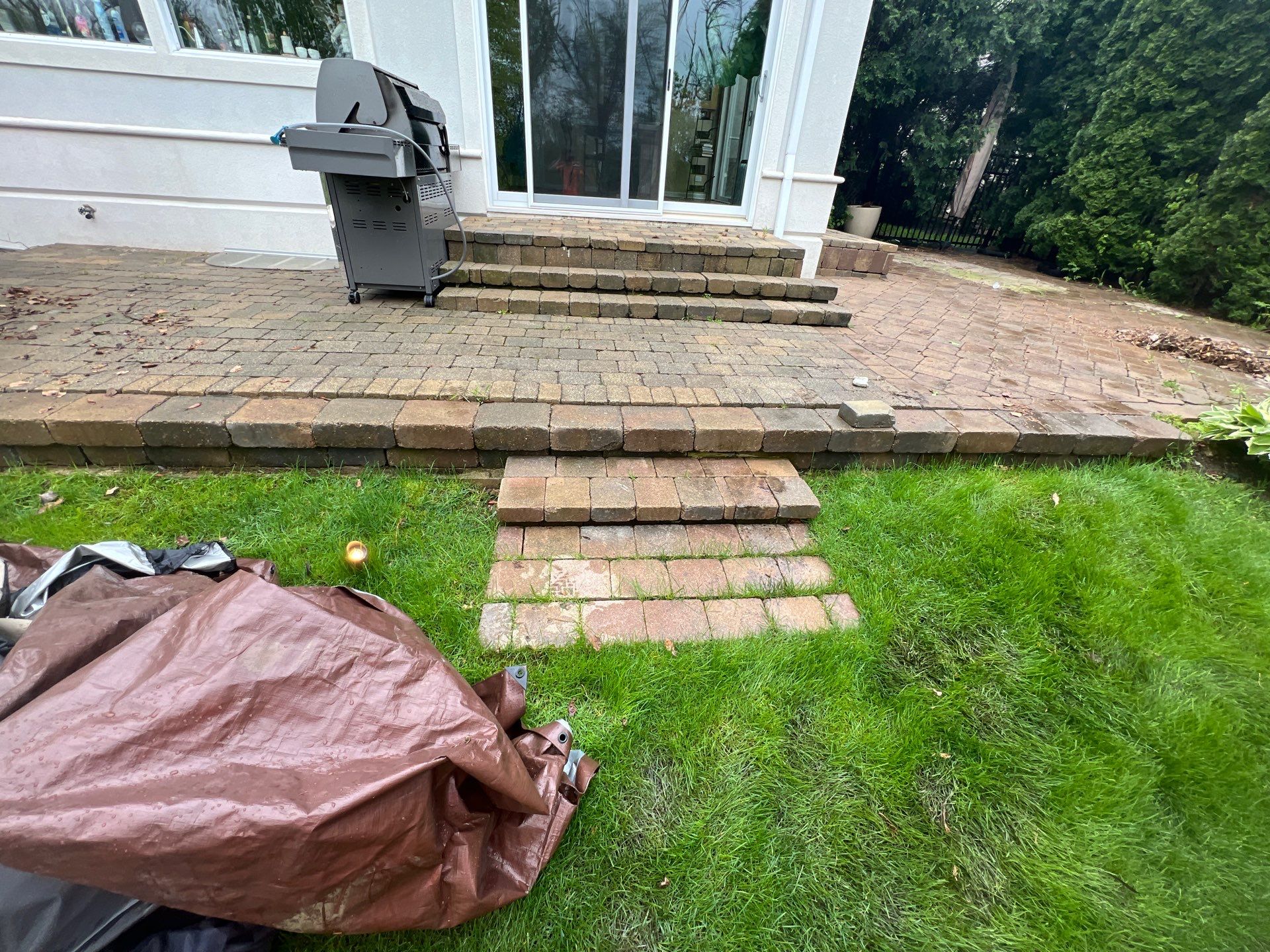 dryvit using Algaecide, soft wash soap by Northern Power Washing LLC.