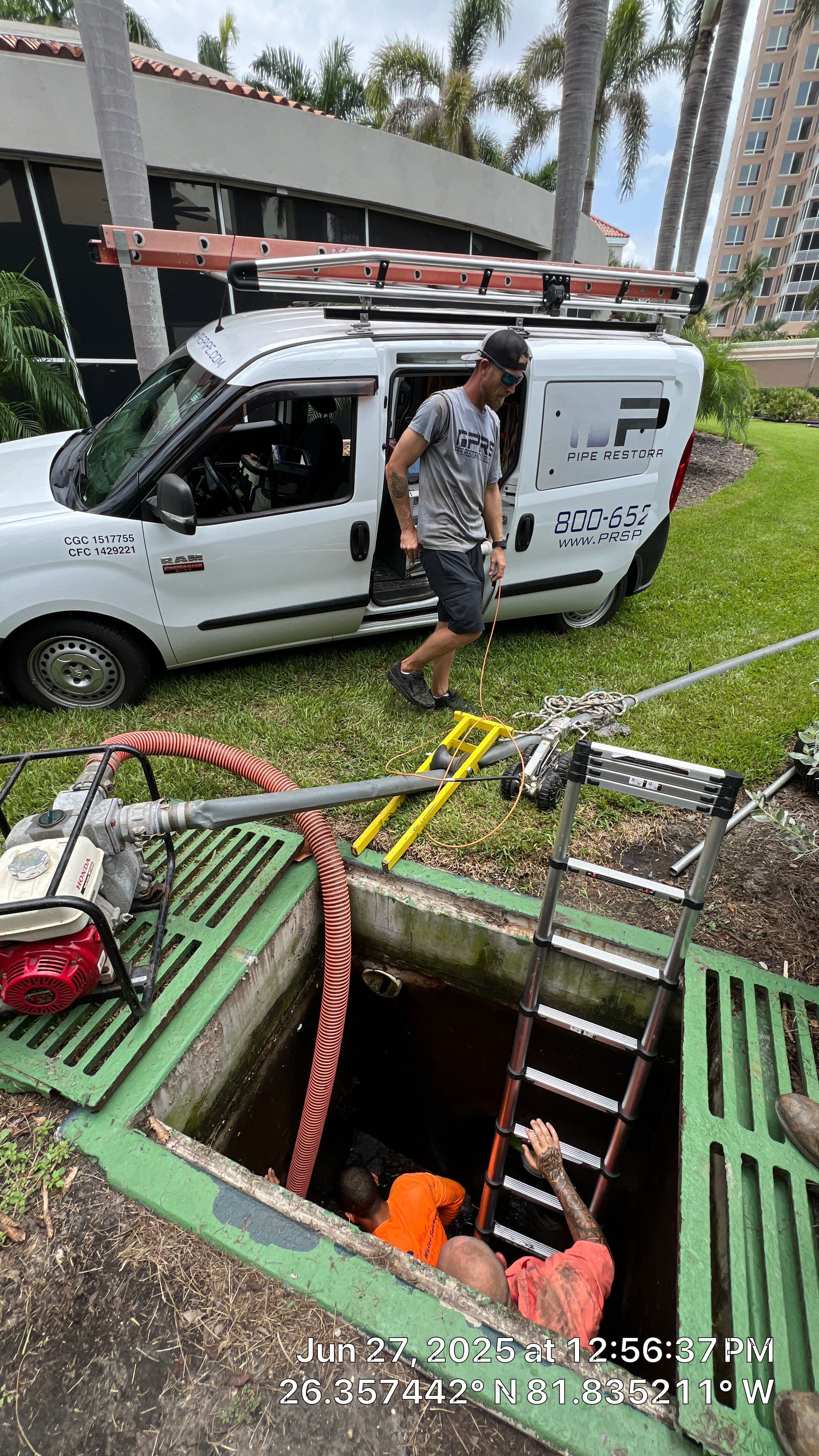 Bonita Bay Condo Stormwater Maintenance with PRS by APS Power & Water