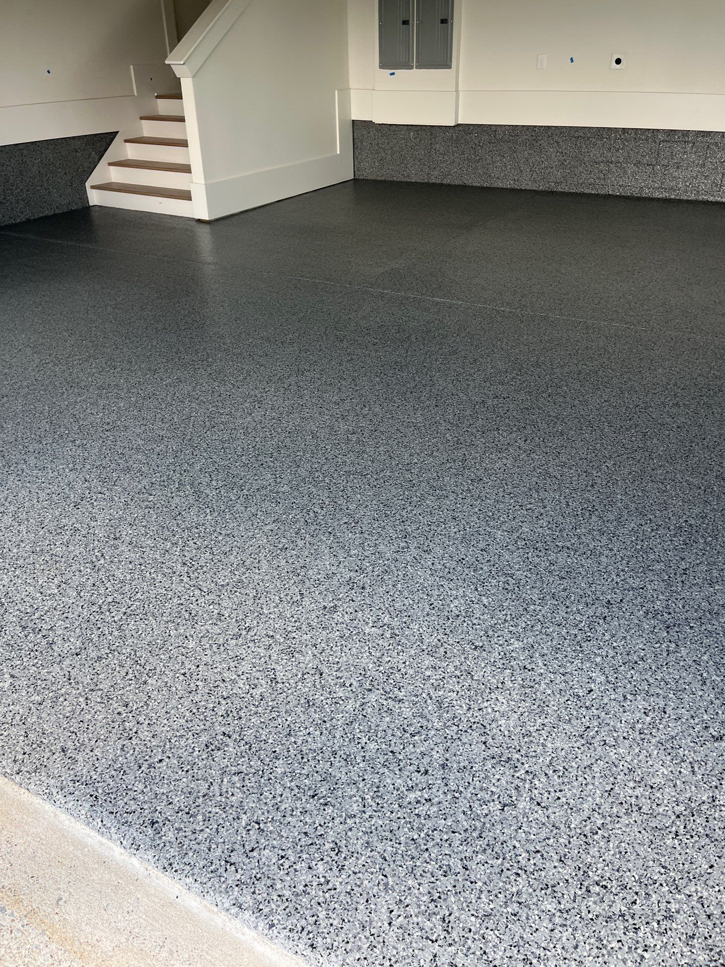 Garage Floor Coating using Nightfall by My Garage Floor Guys