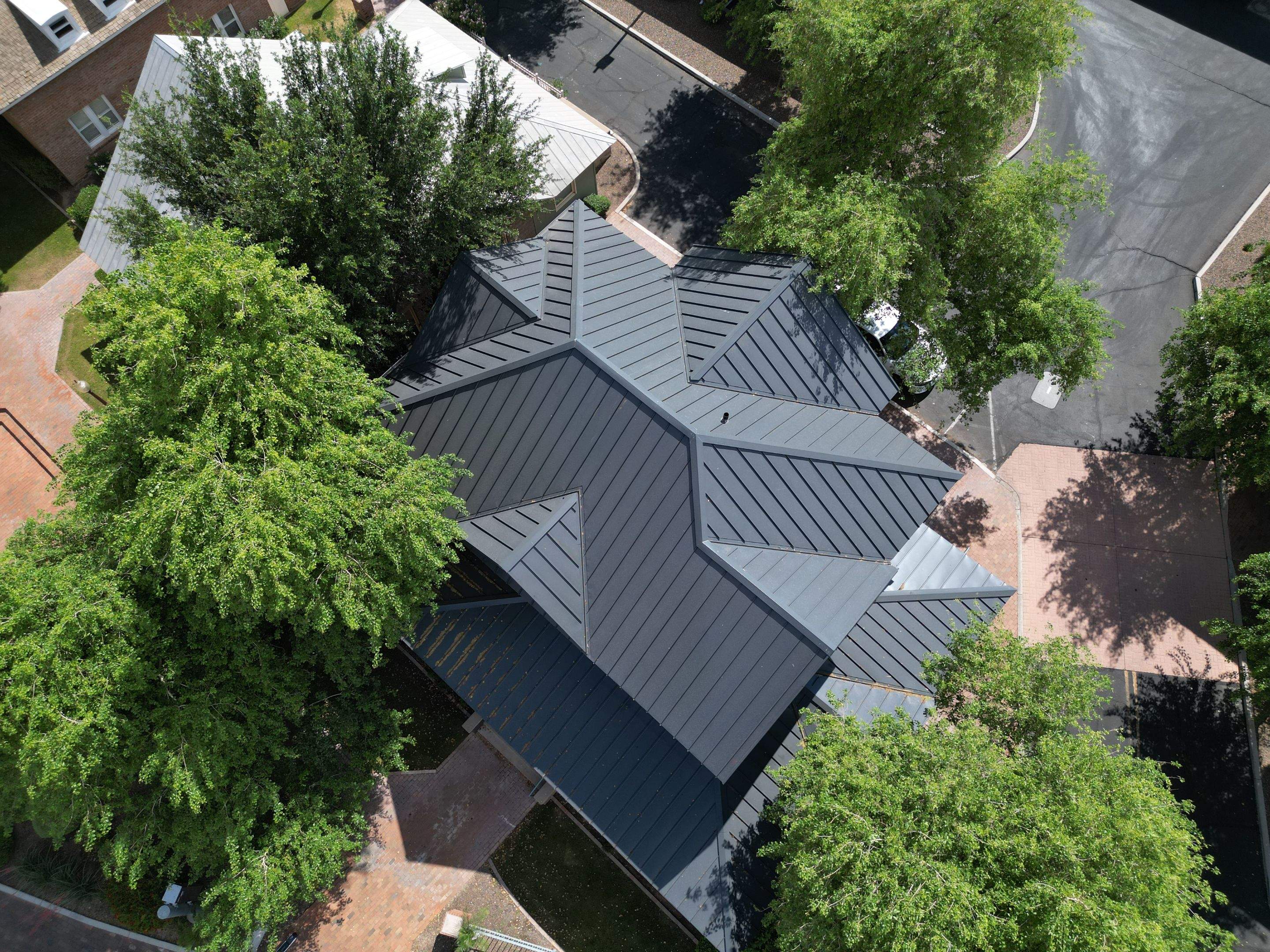 Graphite Gray Standing Seam by Reimagine Roofing