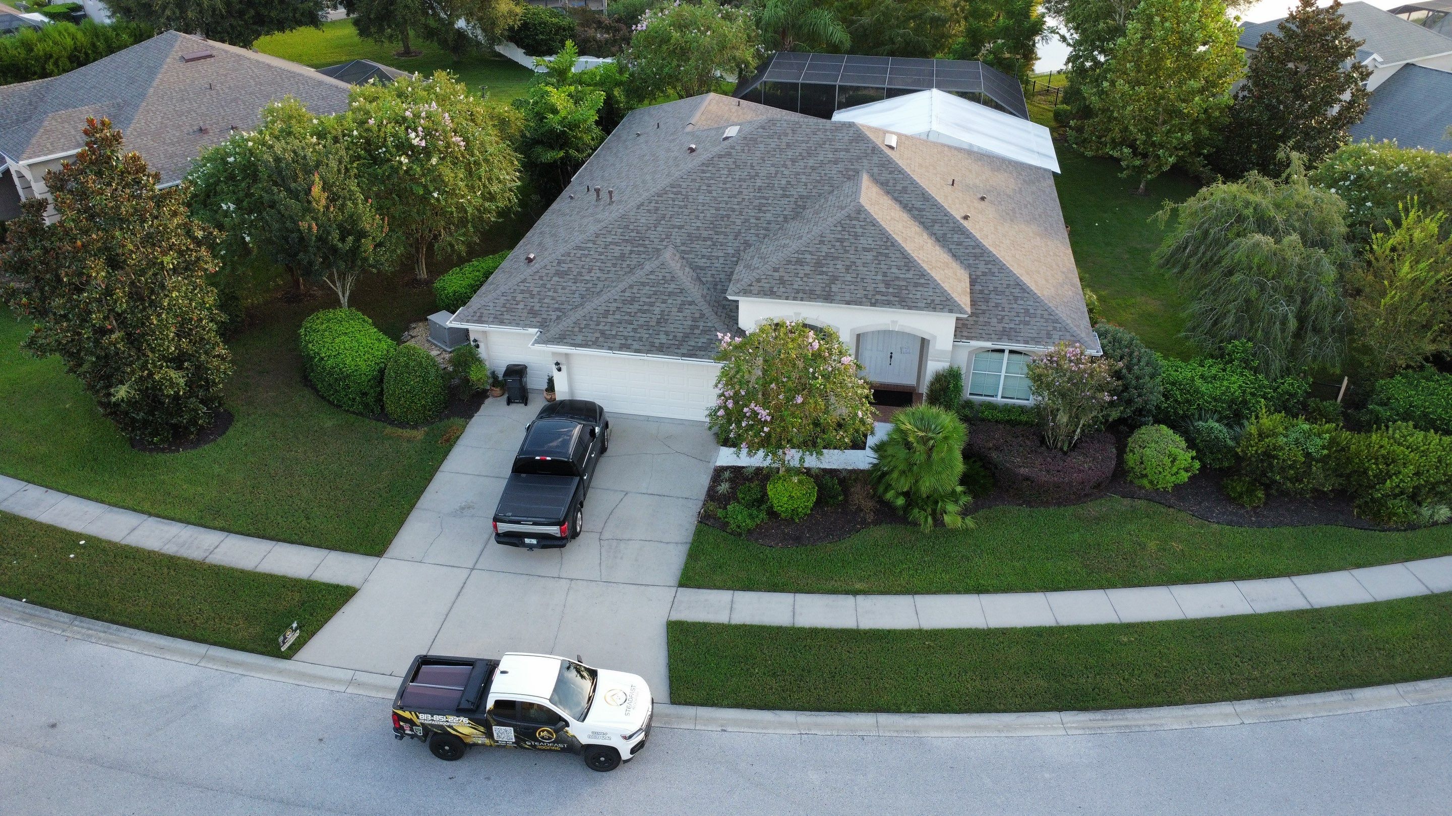 Roof Replacement in Land O' Lakes Fl. by Steadfast Roofing 