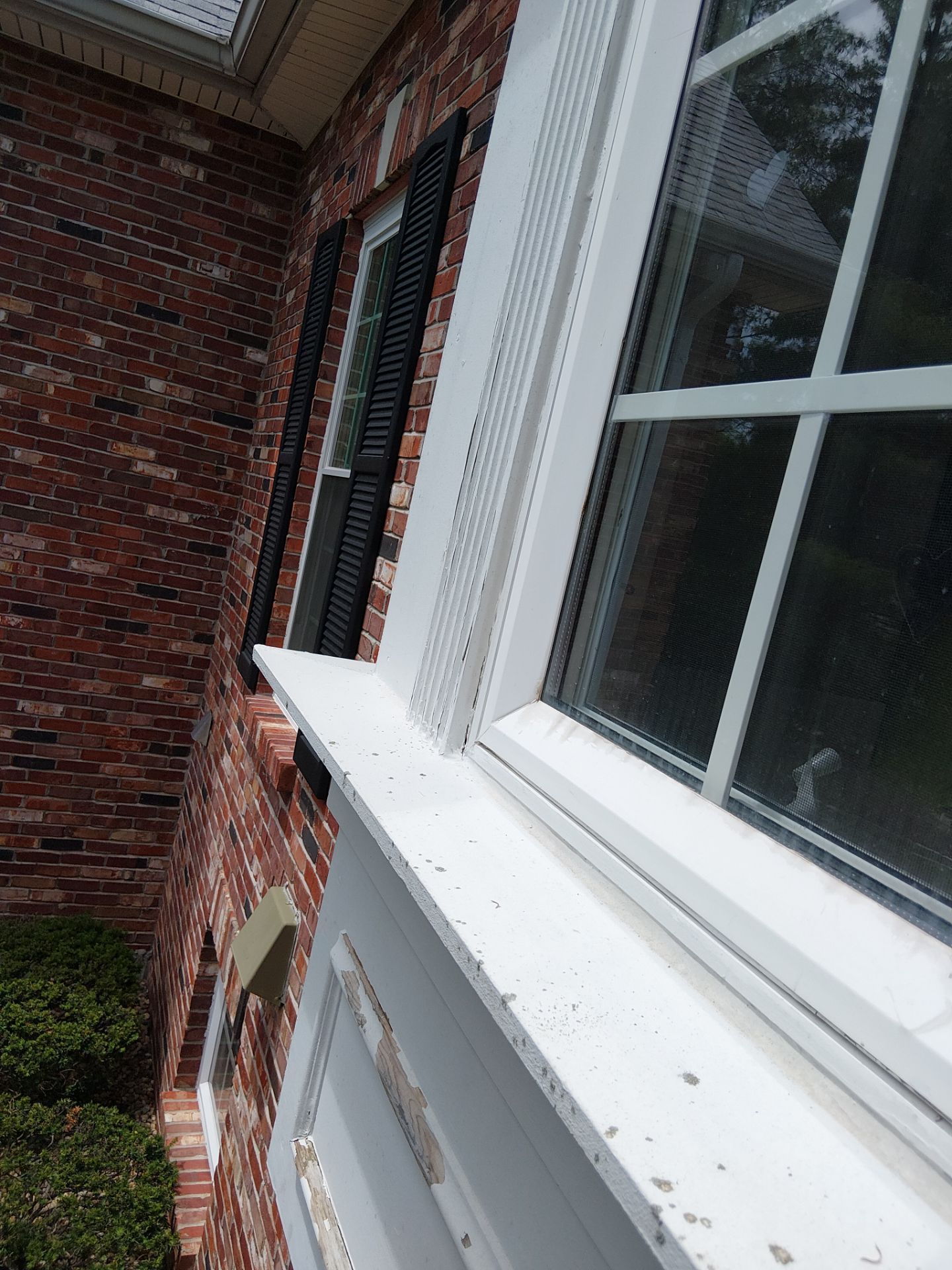 2nd-Story Exterior Trim Paint Repair – Chesterfield, MO by Legendary Services Company LLC.