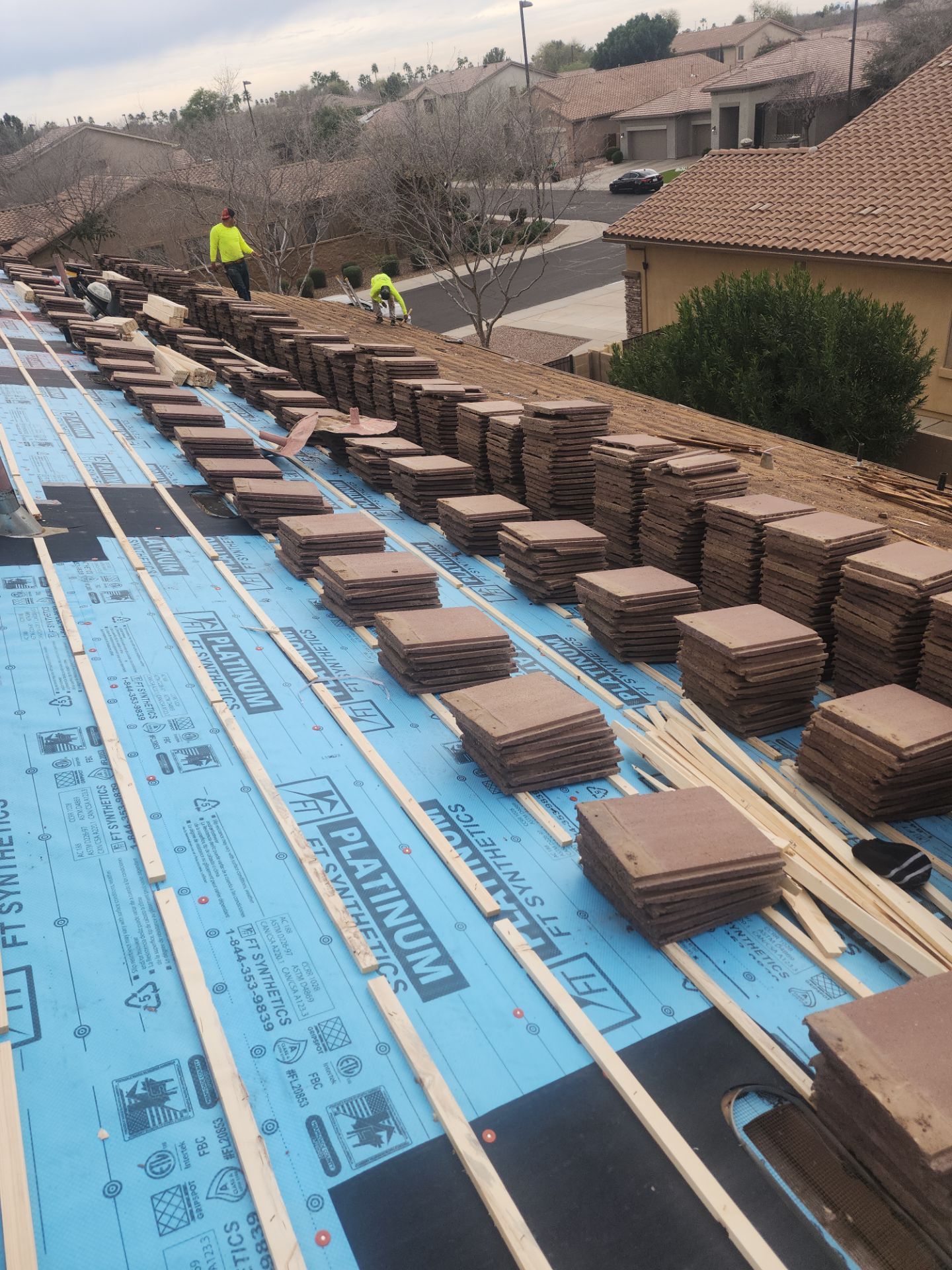 Santa Fe Blend Concrete Tile by Reimagine Roofing