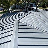 .032 Aluminum 1.5" Mechanical Seam Pre- Weather by Total Roofing System The Metal Roof Experts