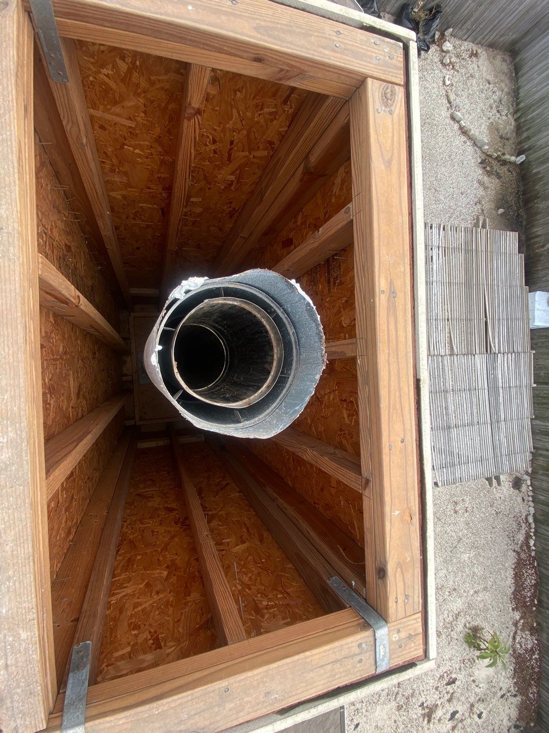 Residential Roofing Repair using Custom Fabricated Stainless Steel by Lighthouse Roofing
