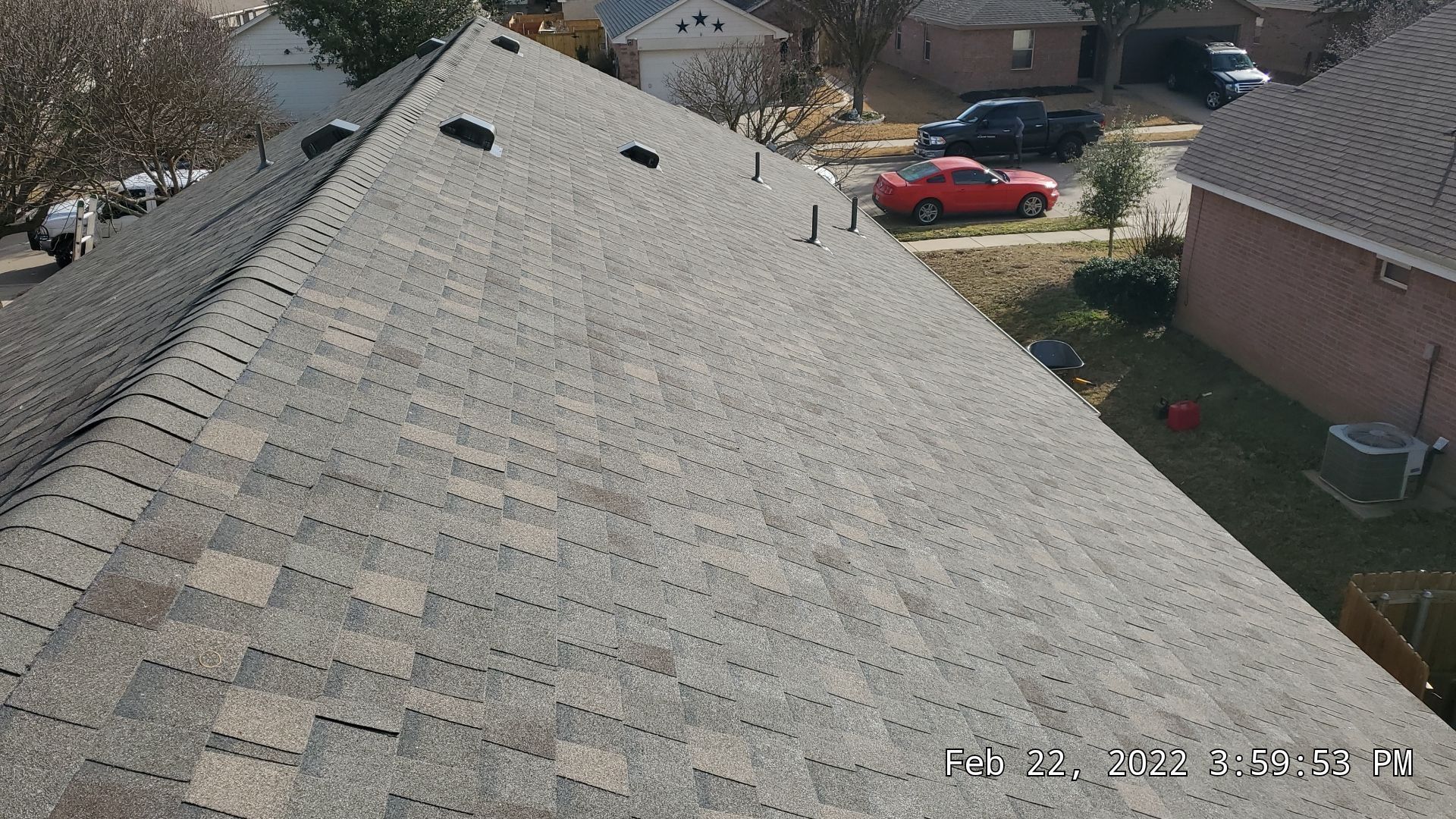 Residential Roofing Installation using ATLAS Pinnacle Pristine Shingles by Harvey Roofing & Construction