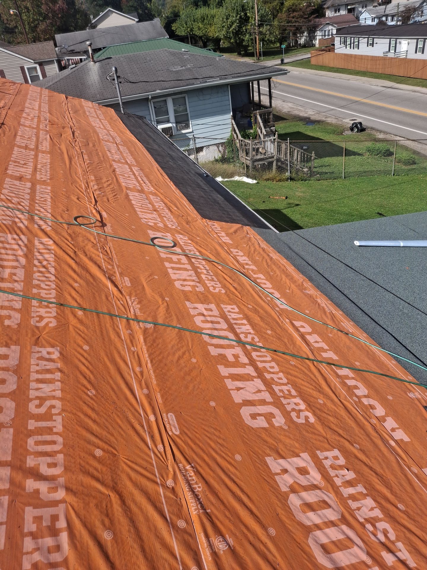 Residential Roofing Installation using GAF Timberline HDZ Pewter Gray by Rainstoppers Roofing