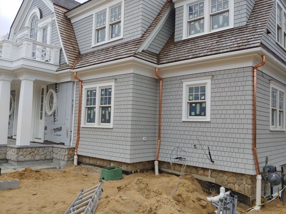 Gutter Installation using 4x6 Fiberglass Gutter in Chatham, MA by Gutter Pro Enterprises