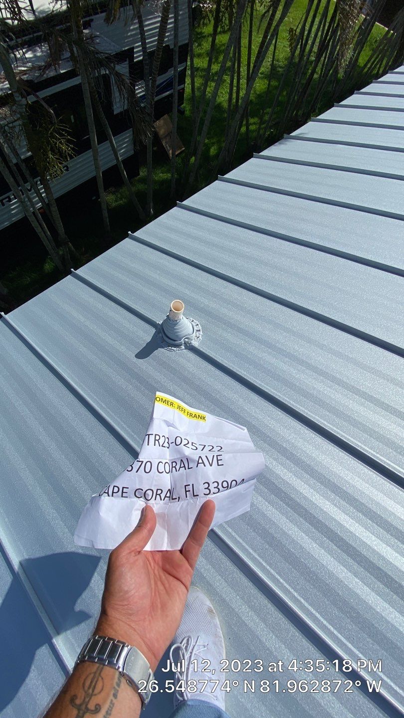 Residential Roofing Installation using Standing Seam Metal by Protek Roofing Heating Air & Solar